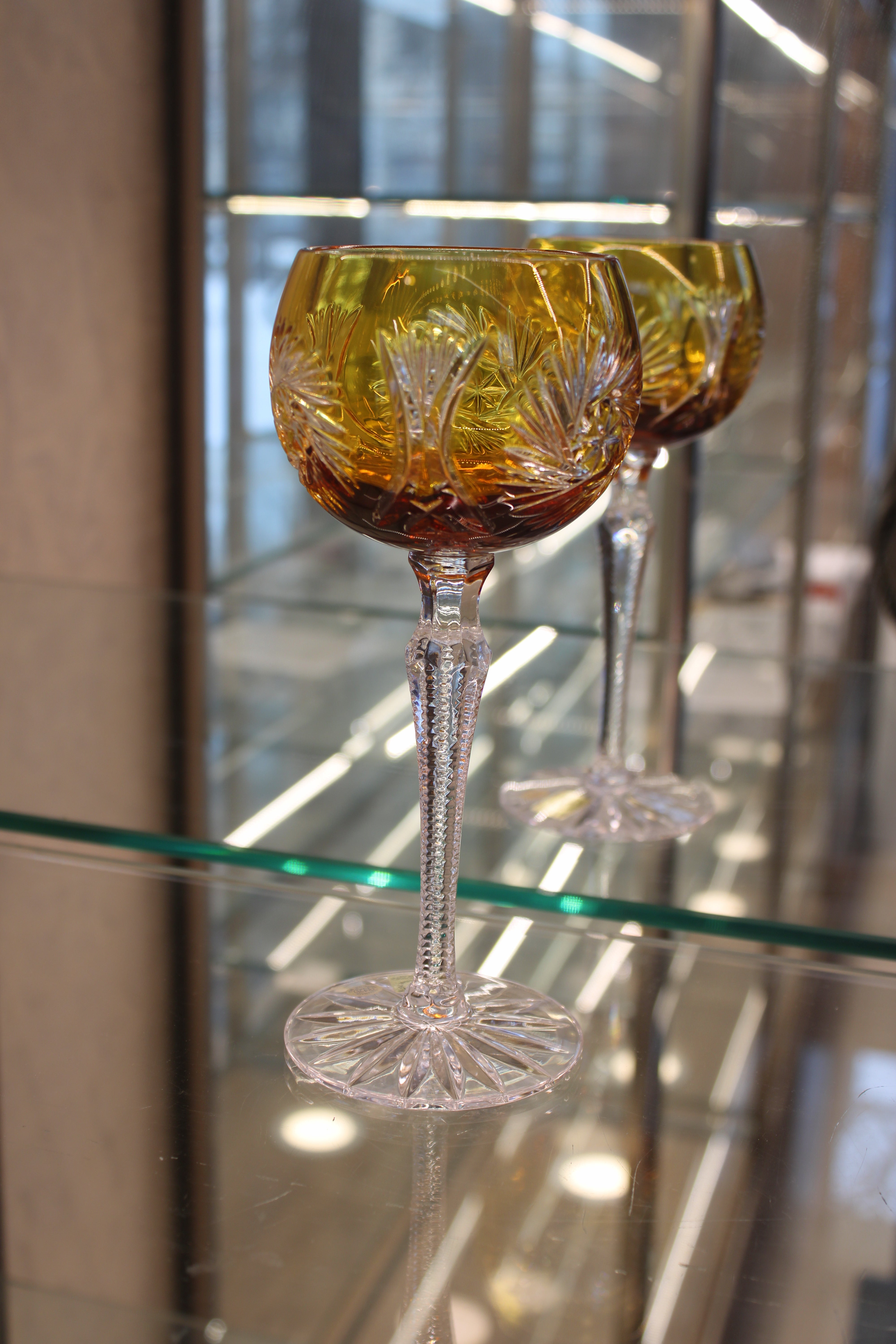 Set 2 Pahare Cu Picior Roman Pinwheel - 180 ml - transparent