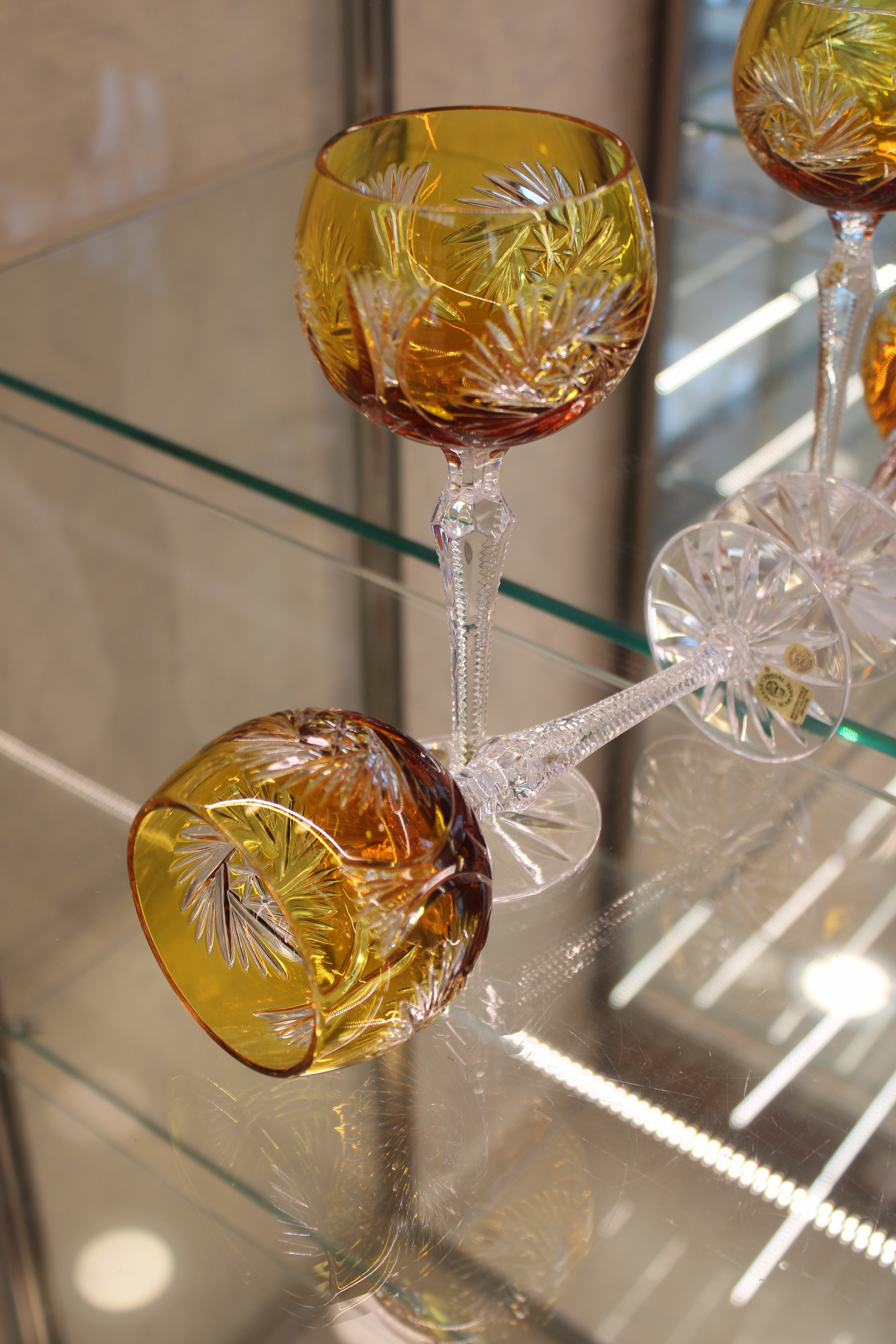 Set 2 Pahare Cu Picior Roman Pinwheel - 180 ml - transparent