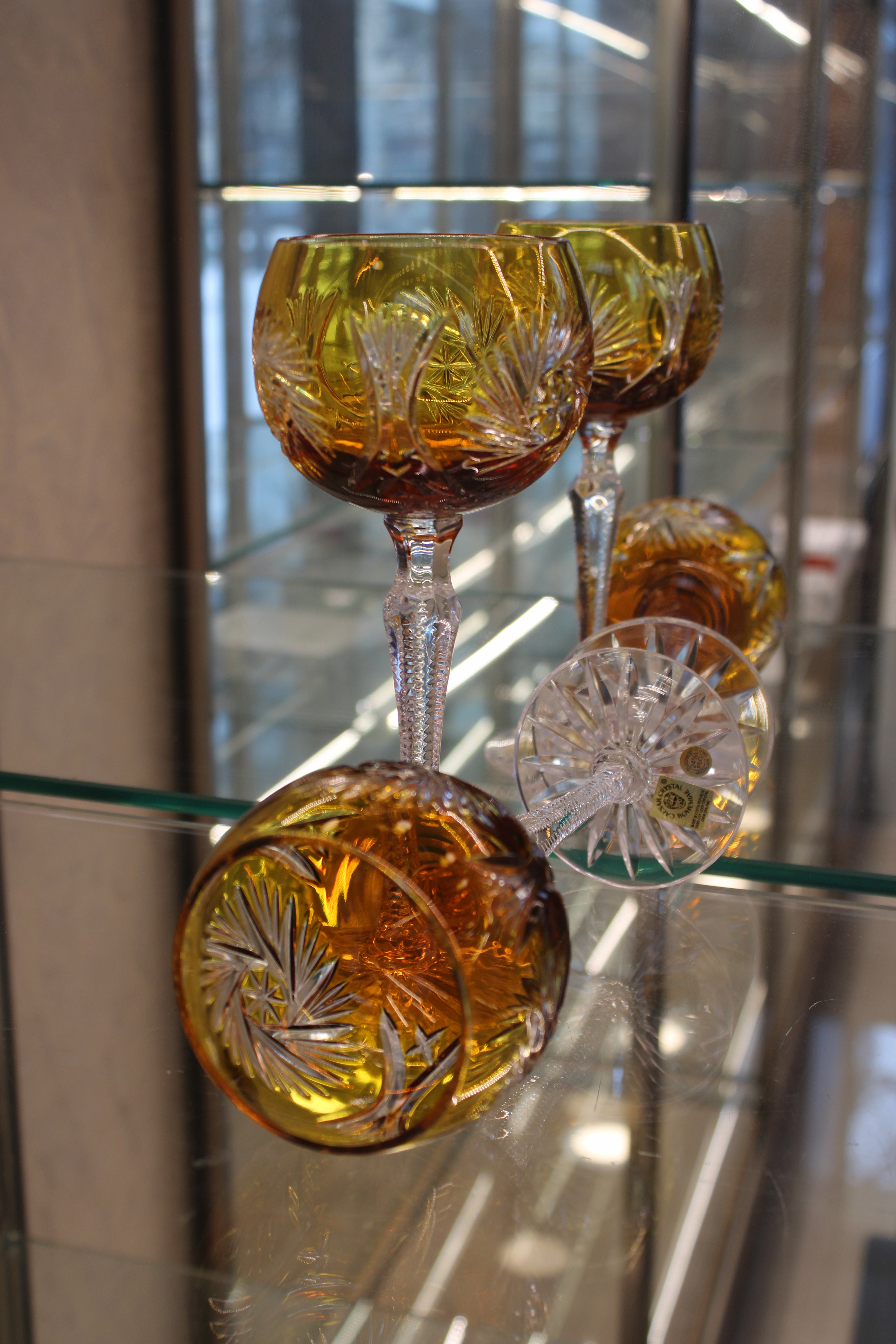 Set 2 Pahare Cu Picior Roman Pinwheel - 180 ml - transparent