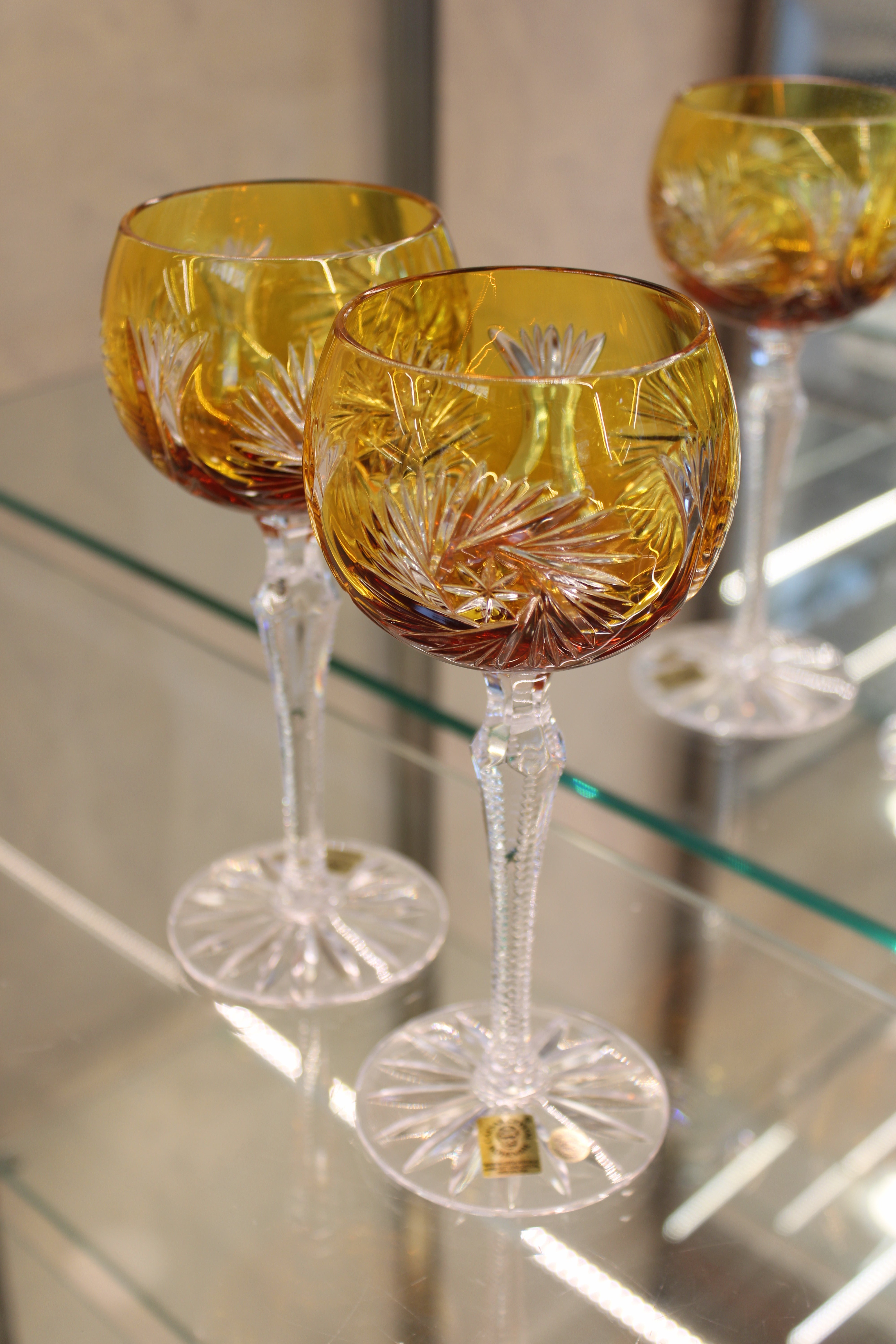 Set 2 Pahare Cu Picior Roman Pinwheel - 180 ml - transparent