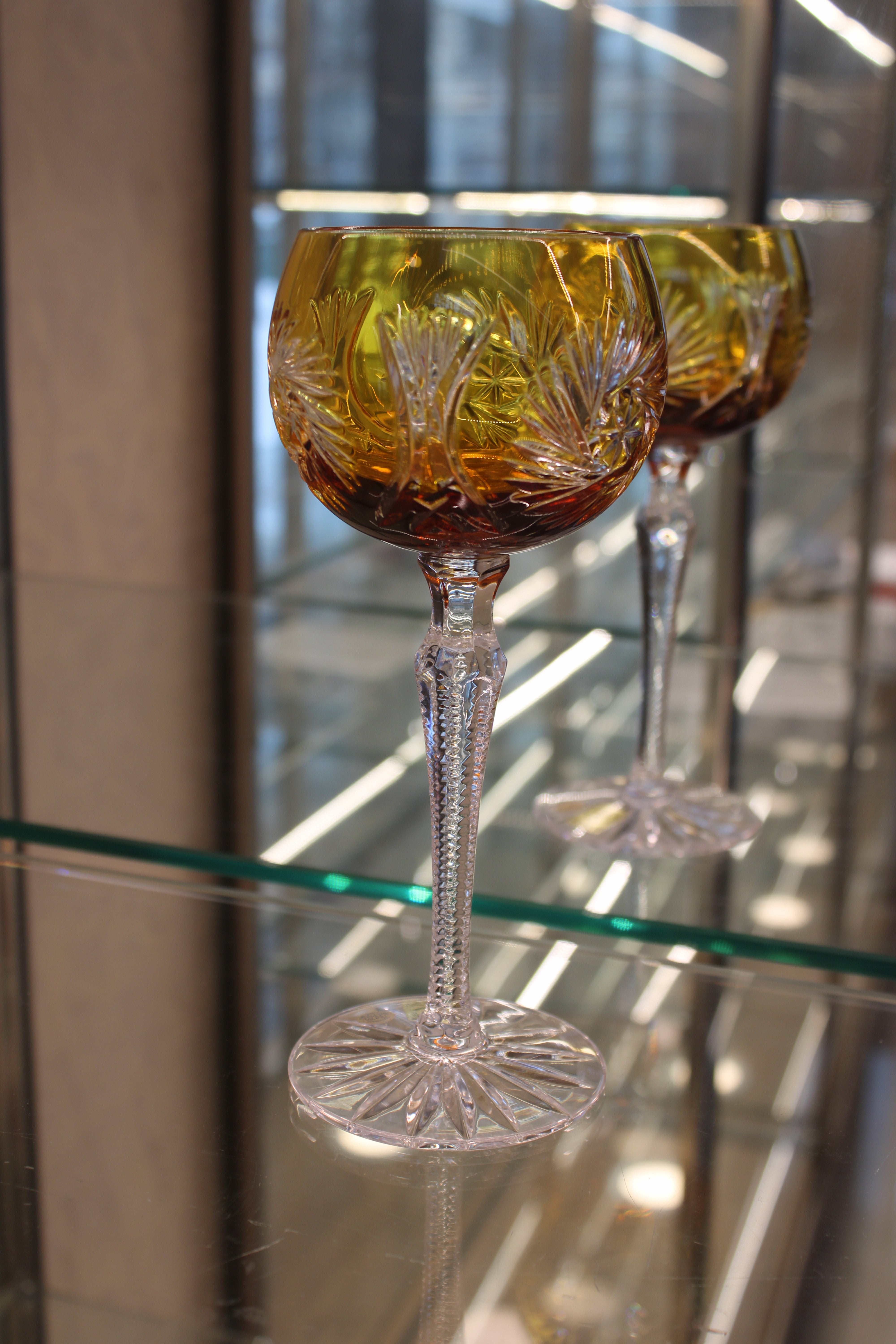 Set 2 Pahare Cu Picior Roman Pinwheel - 180 ml - transparent