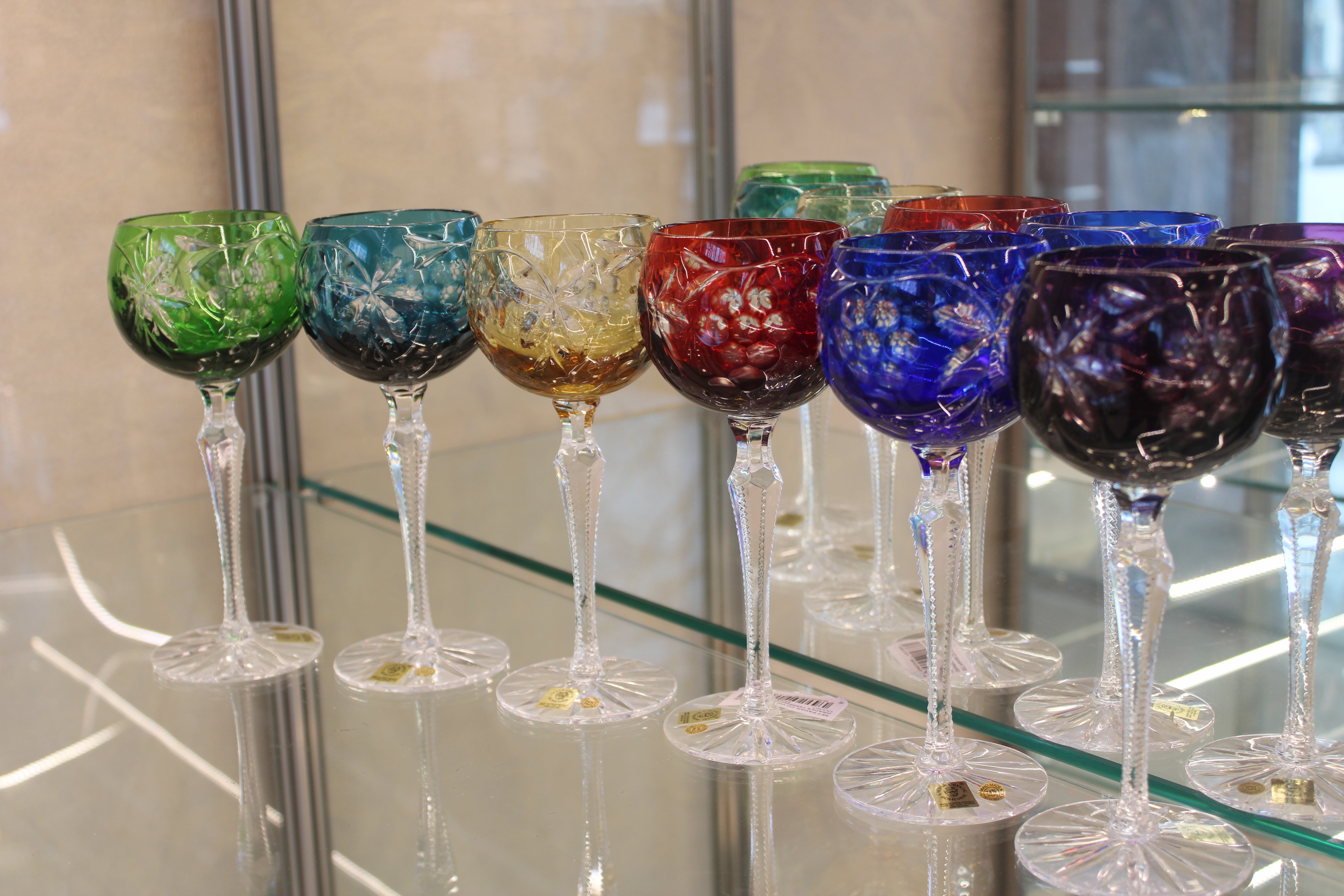 Set Pahar Cu Picior Roman Grapes - 190 ml - multicolor