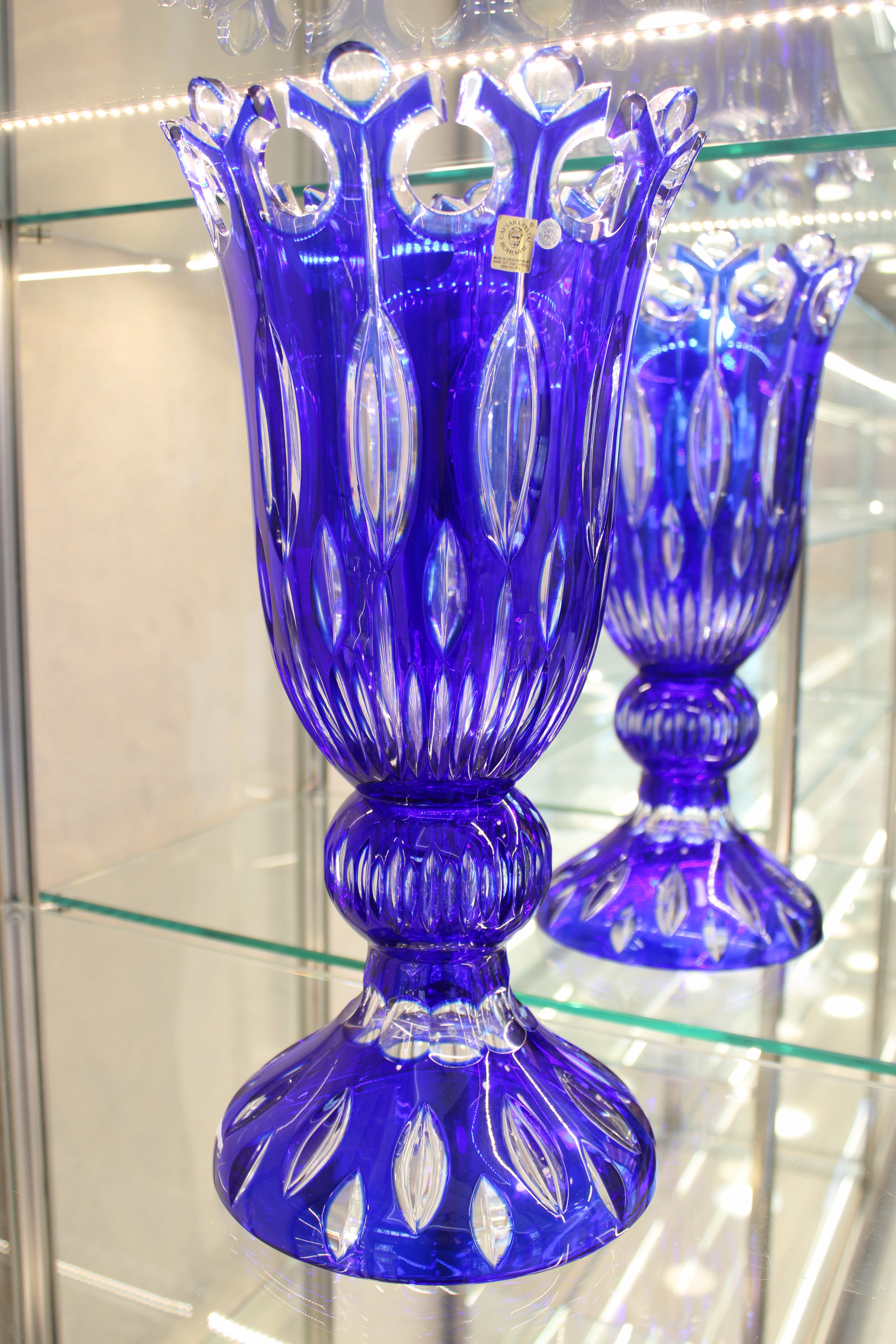 Vaza Flamenco - 430 mm - albastru