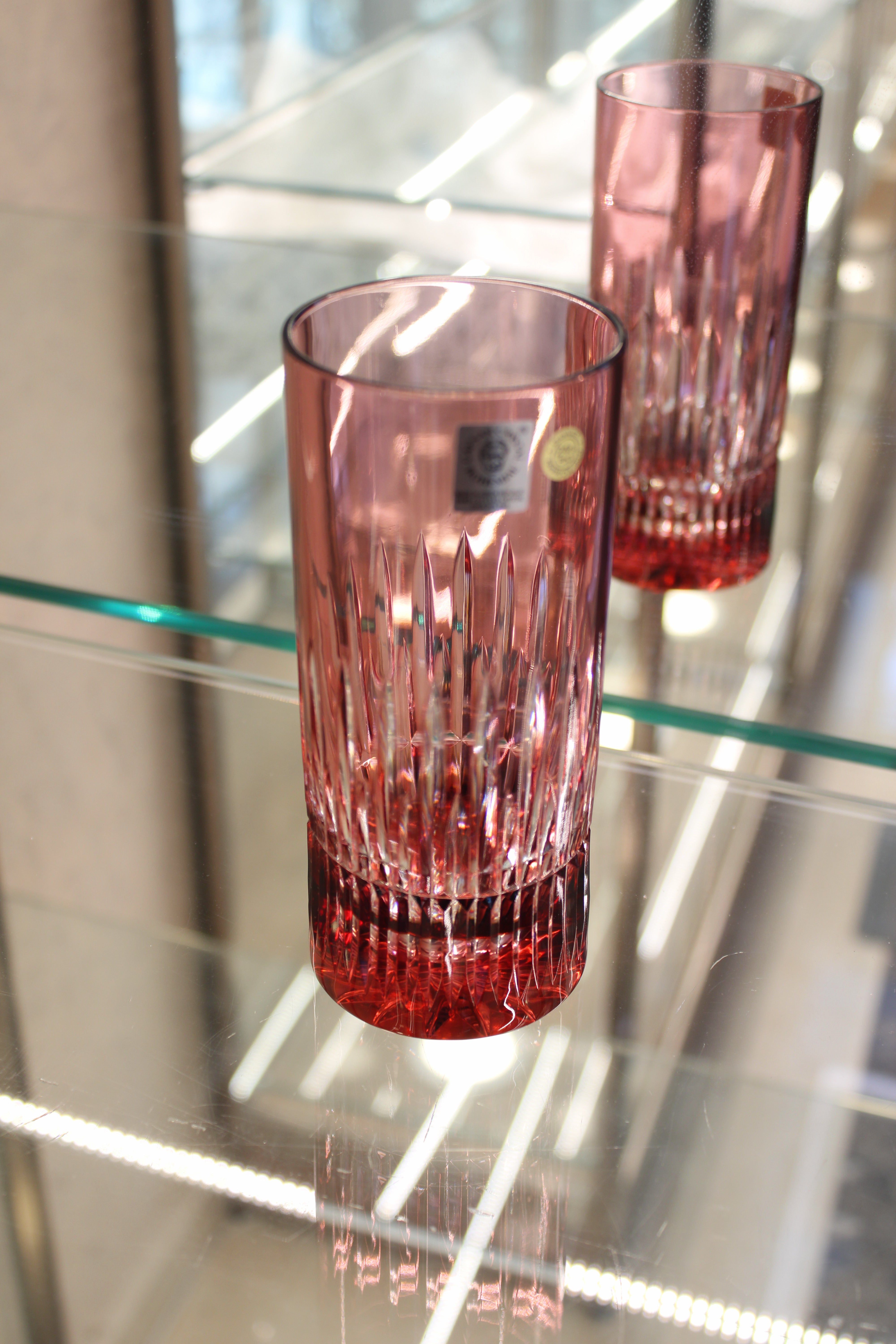 Set 6 Pahare Fara Picior Thorn - 350 ml - ruby