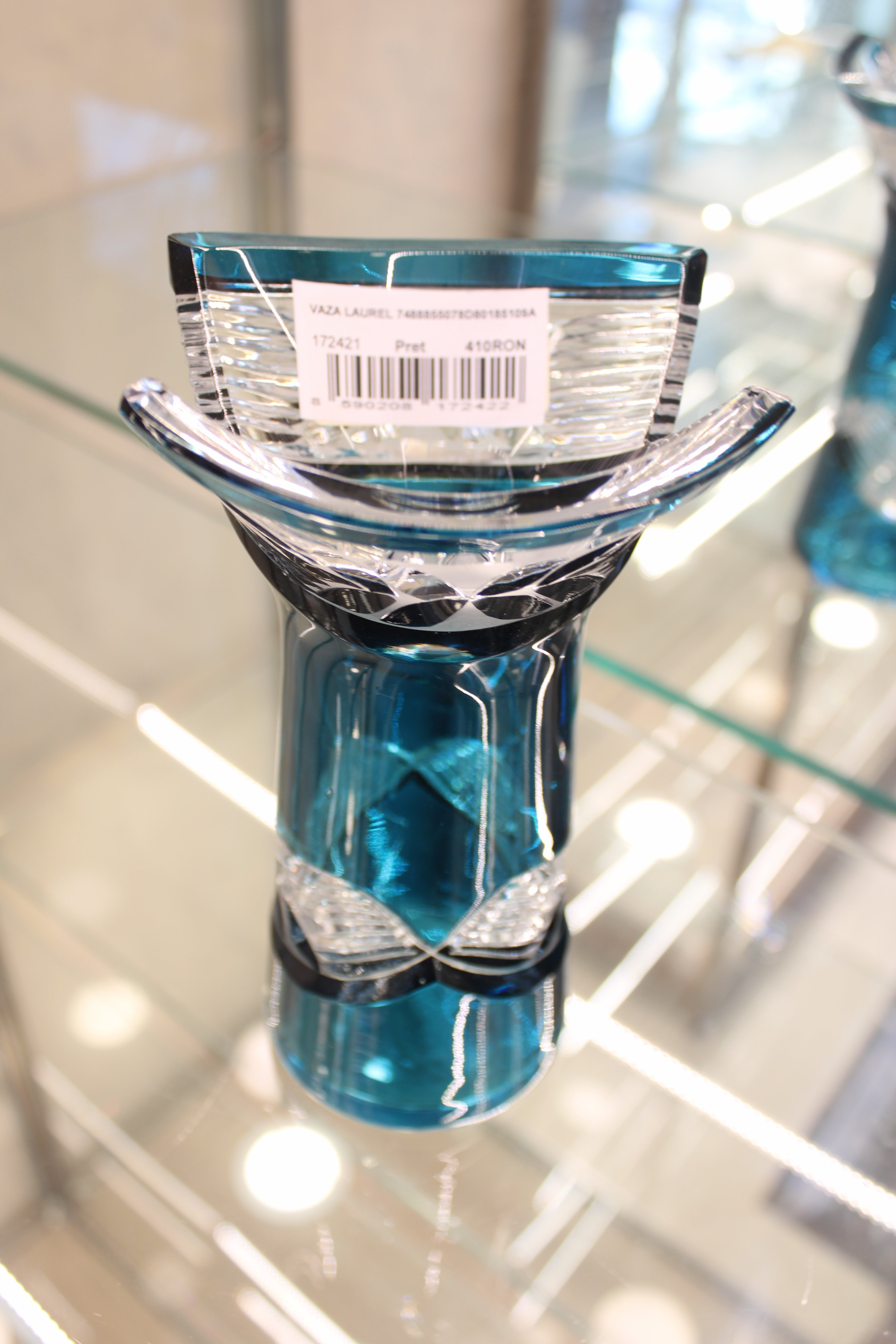 Vaza Laurel - 185 mm - azure