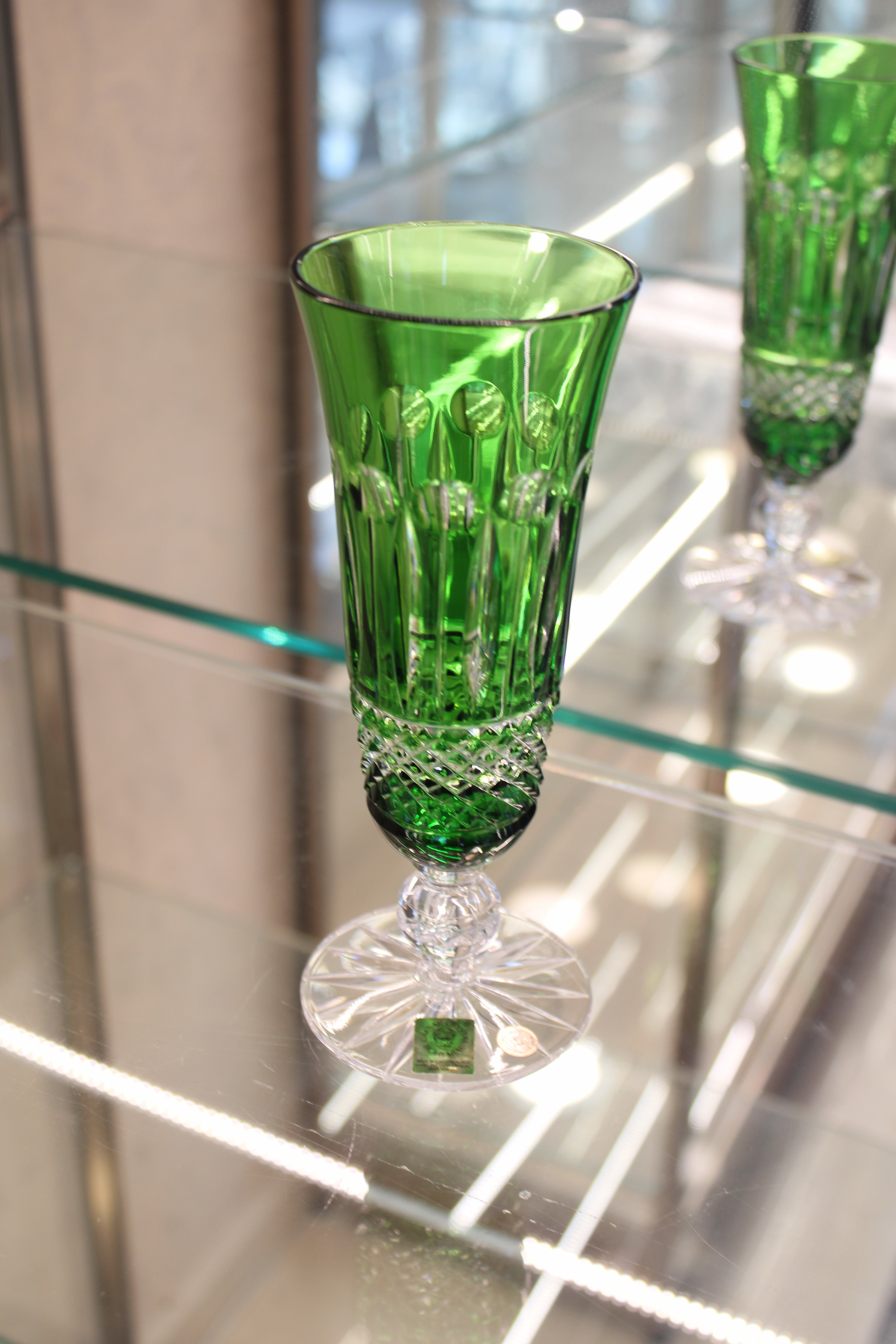 Set 6 Pahare Cu Picior Flute Tomy - 150 ml - verde