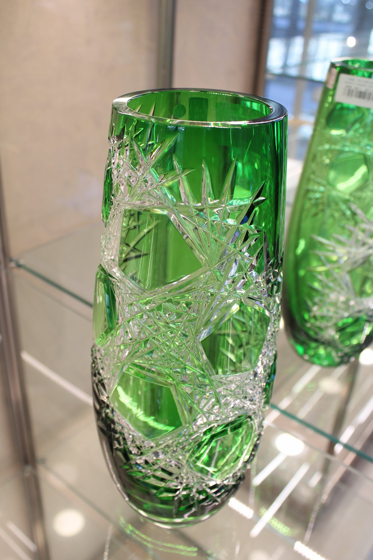 Vaza Frost - 350 mm - verde