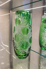 Vaza Frost - 350 mm - verde