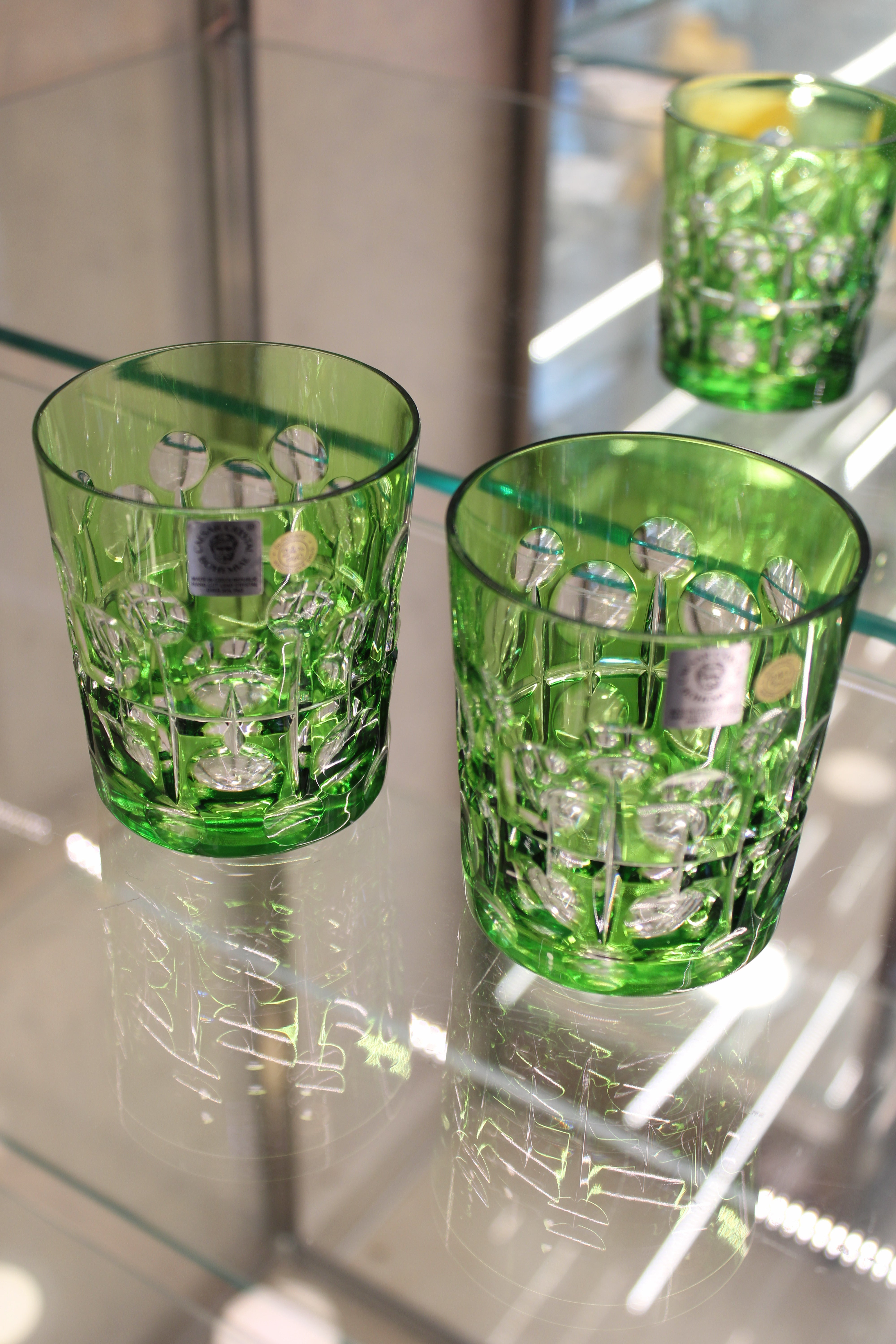 Set 2 Pahare Fara Picior Brisk - 290 ml - verde