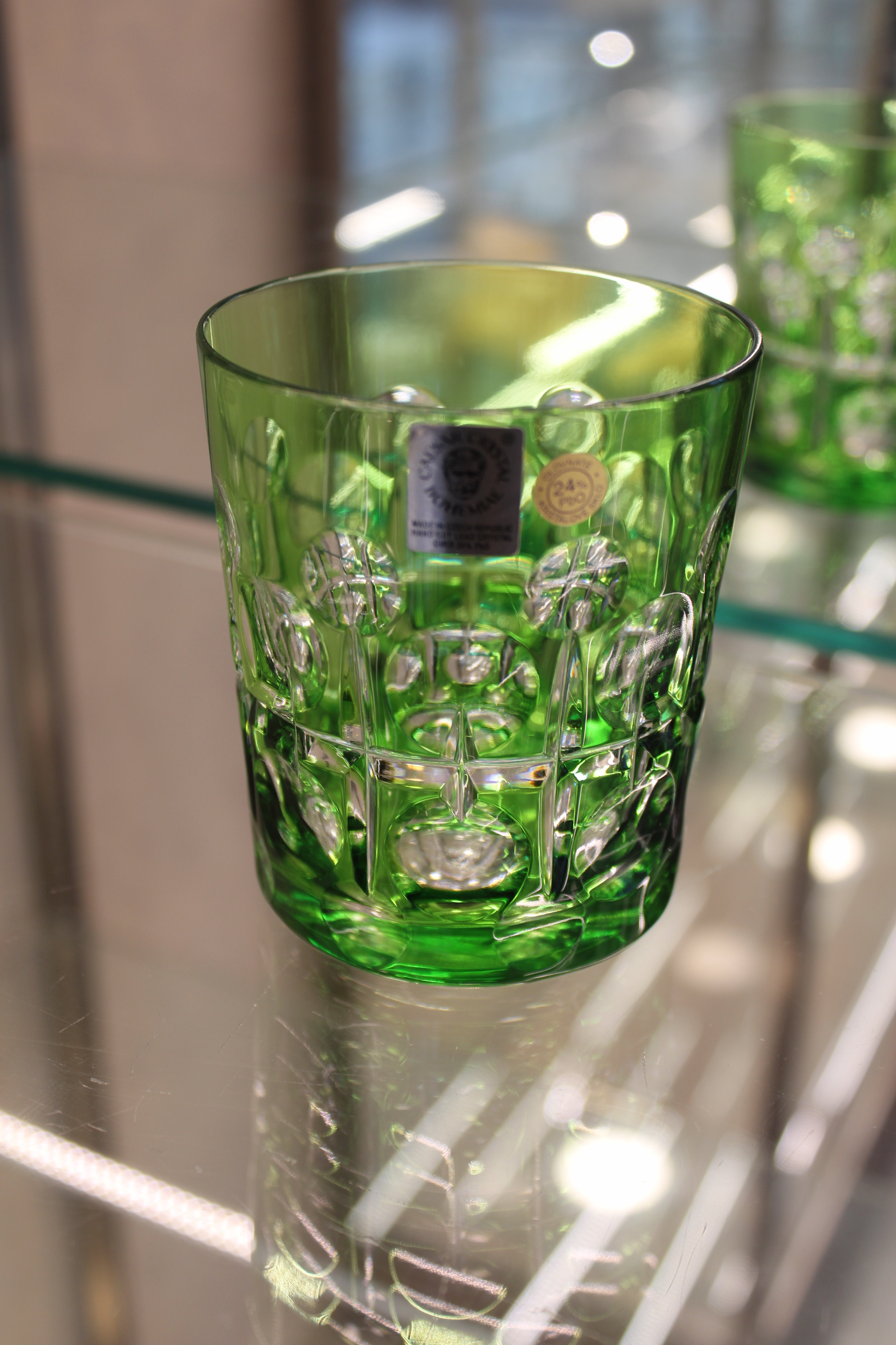 Set 2 Pahare Fara Picior Brisk - 290 ml - verde