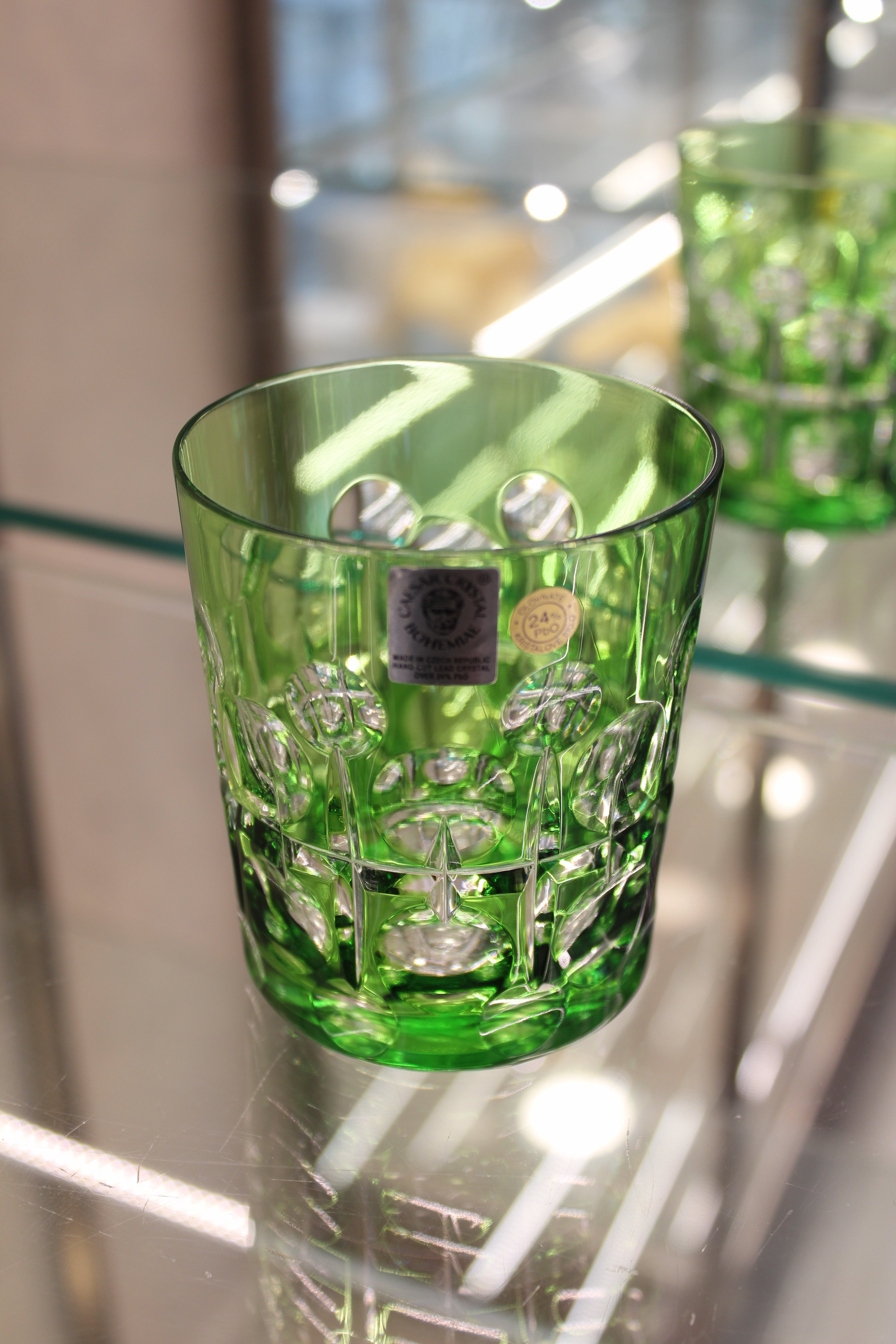 Set 2 Pahare Fara Picior Brisk - 290 ml - verde