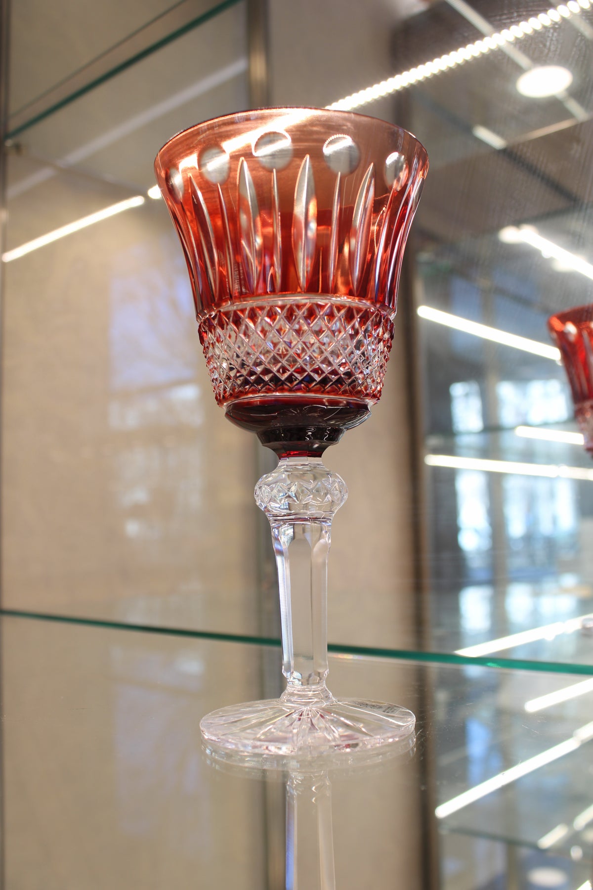 Set 6 Pahare Cu Picior Goblet Tomy - 180 ml - ruby