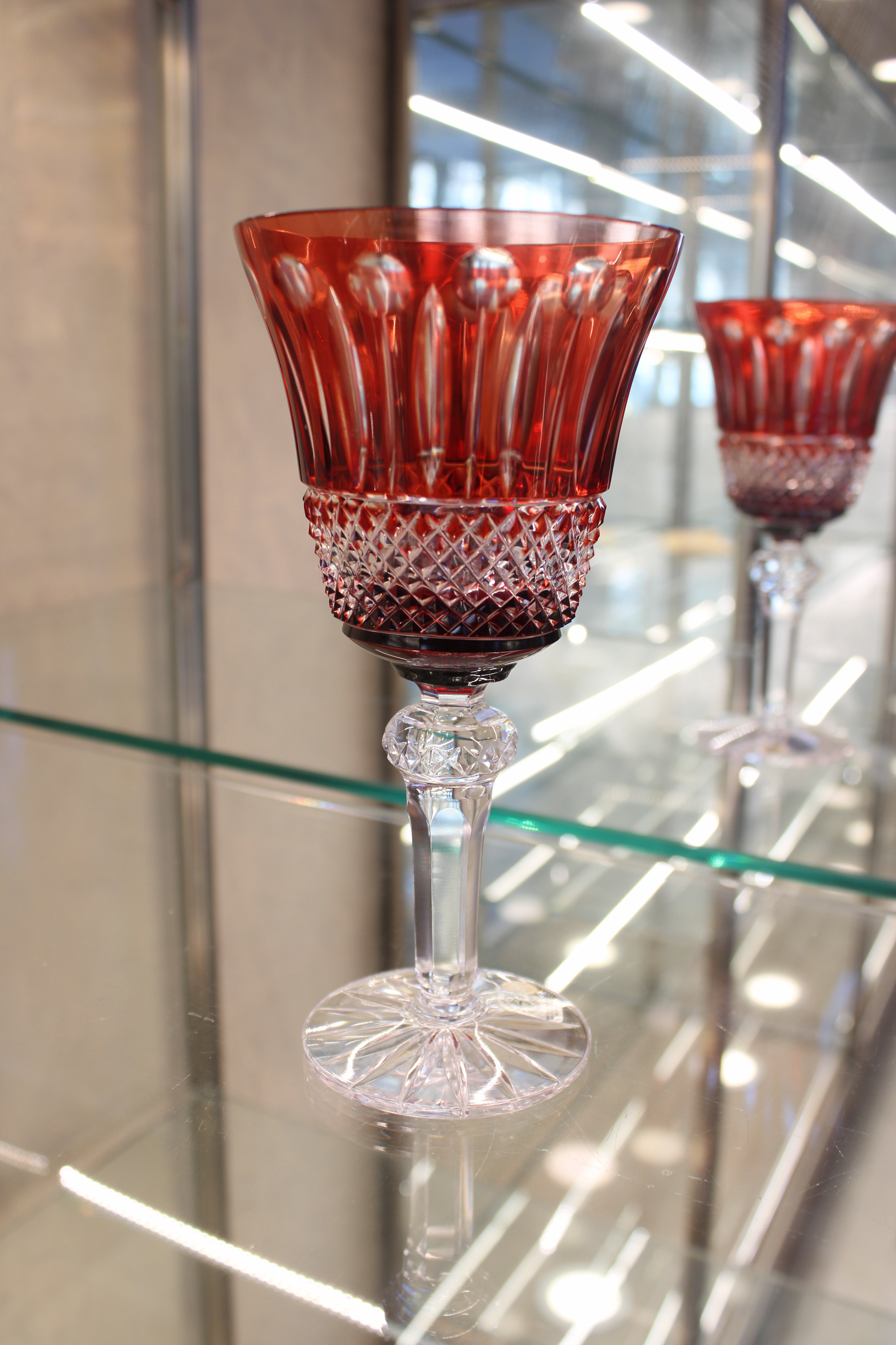 Set 6 Pahare Cu Picior Goblet Tomy - 180 ml - ruby