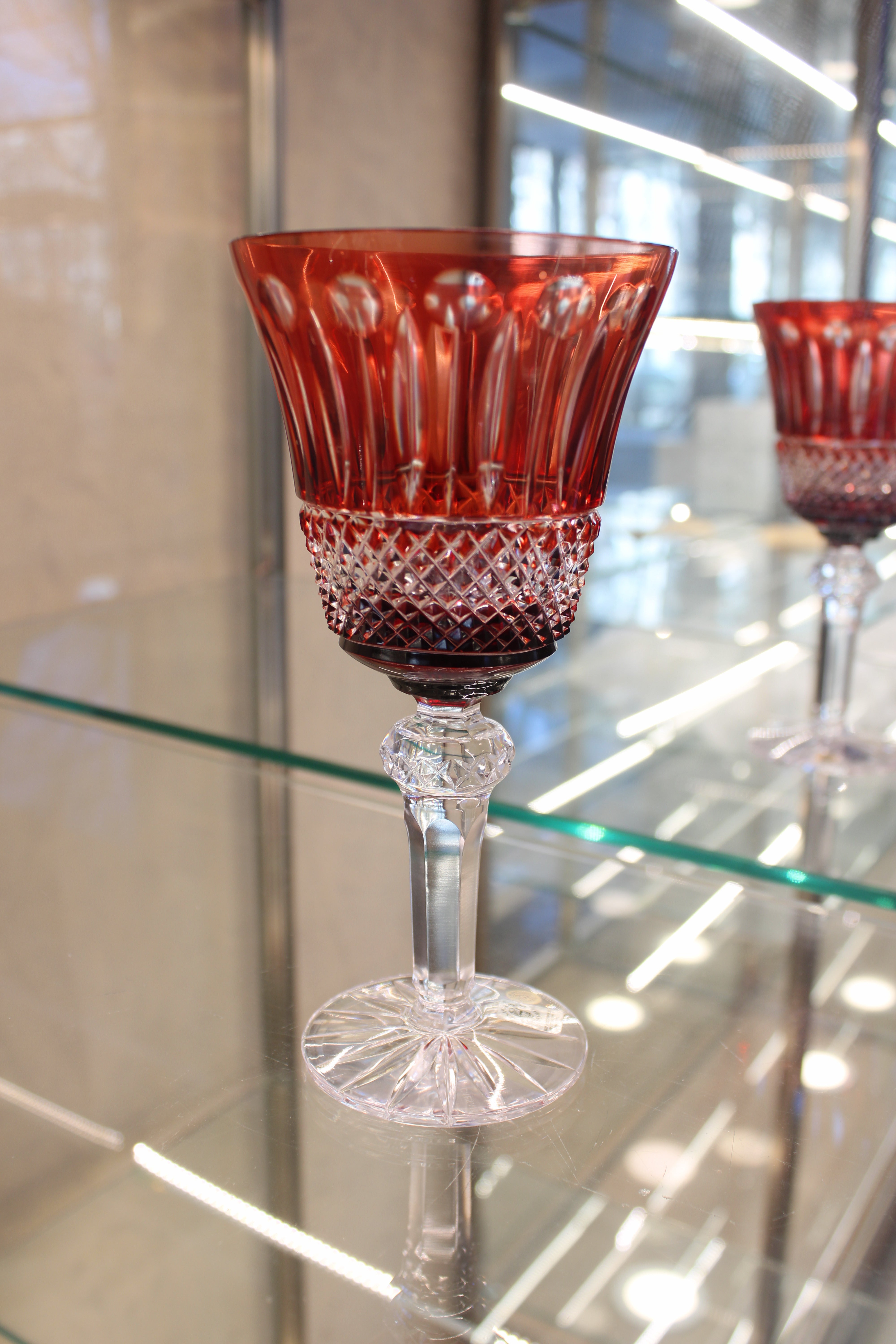 Set 6 Pahare Cu Picior Goblet Tomy - 180 ml - ruby