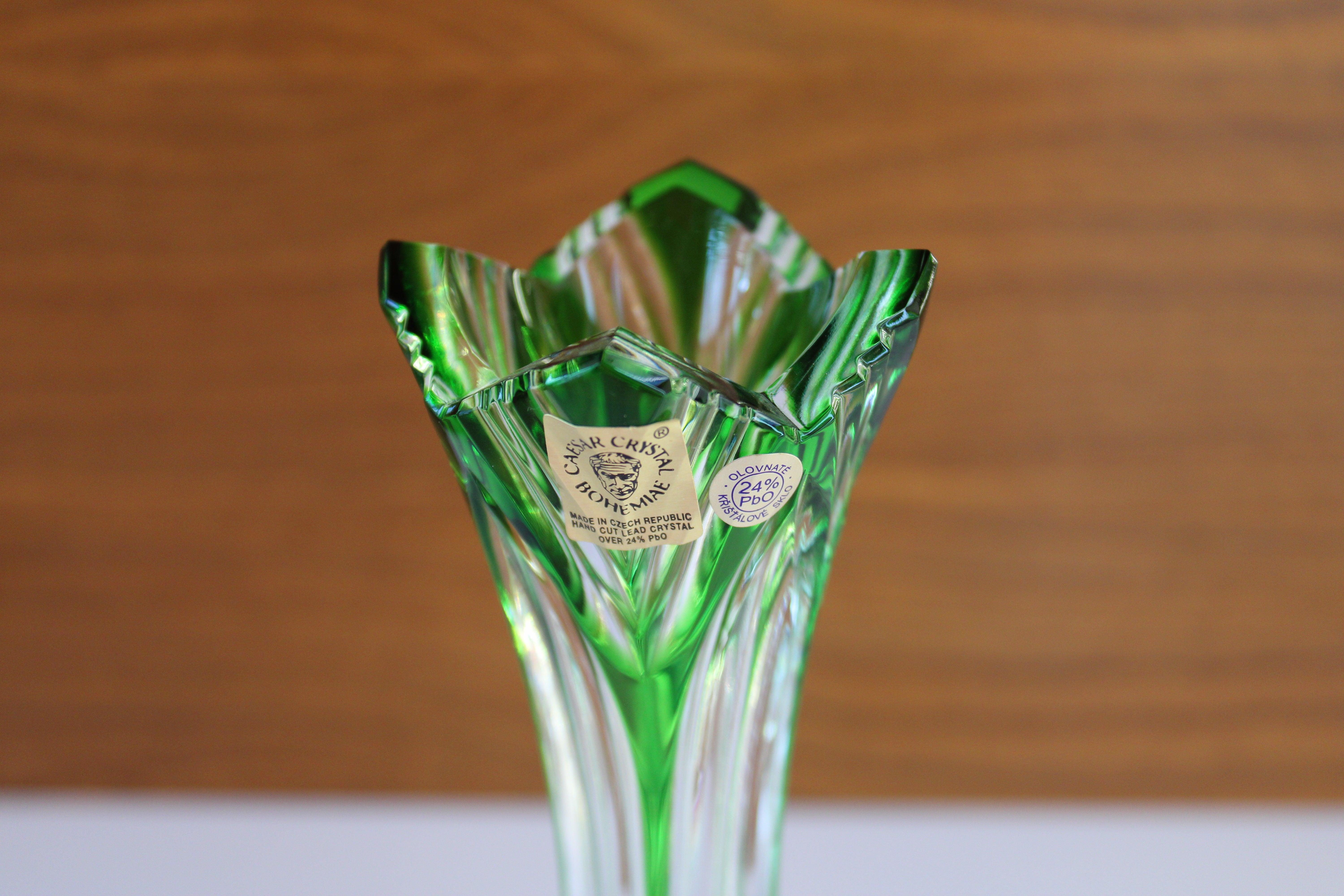 VAZA LOTOS - 205mm - Verde