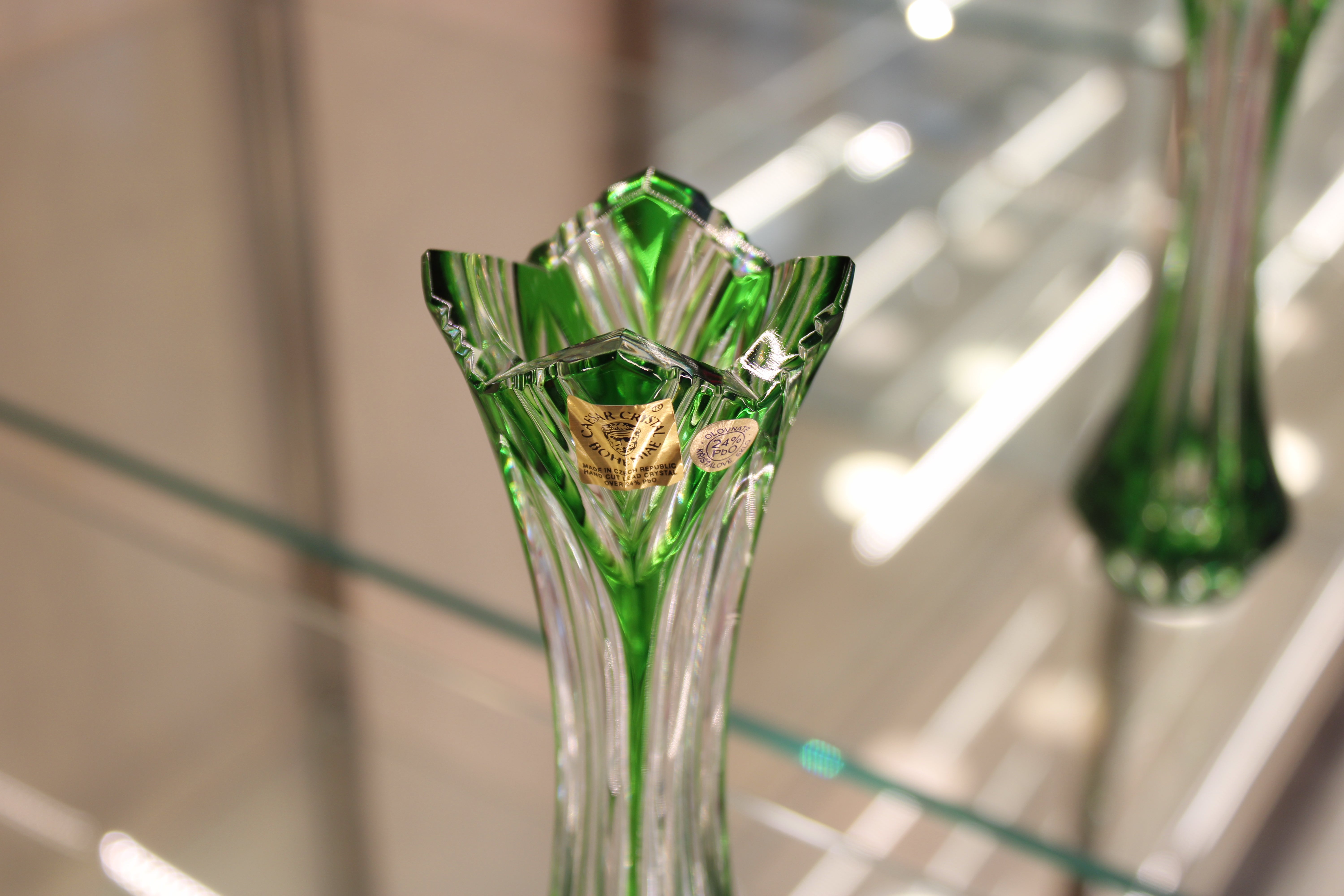 VAZA LOTOS - 205mm - Verde
