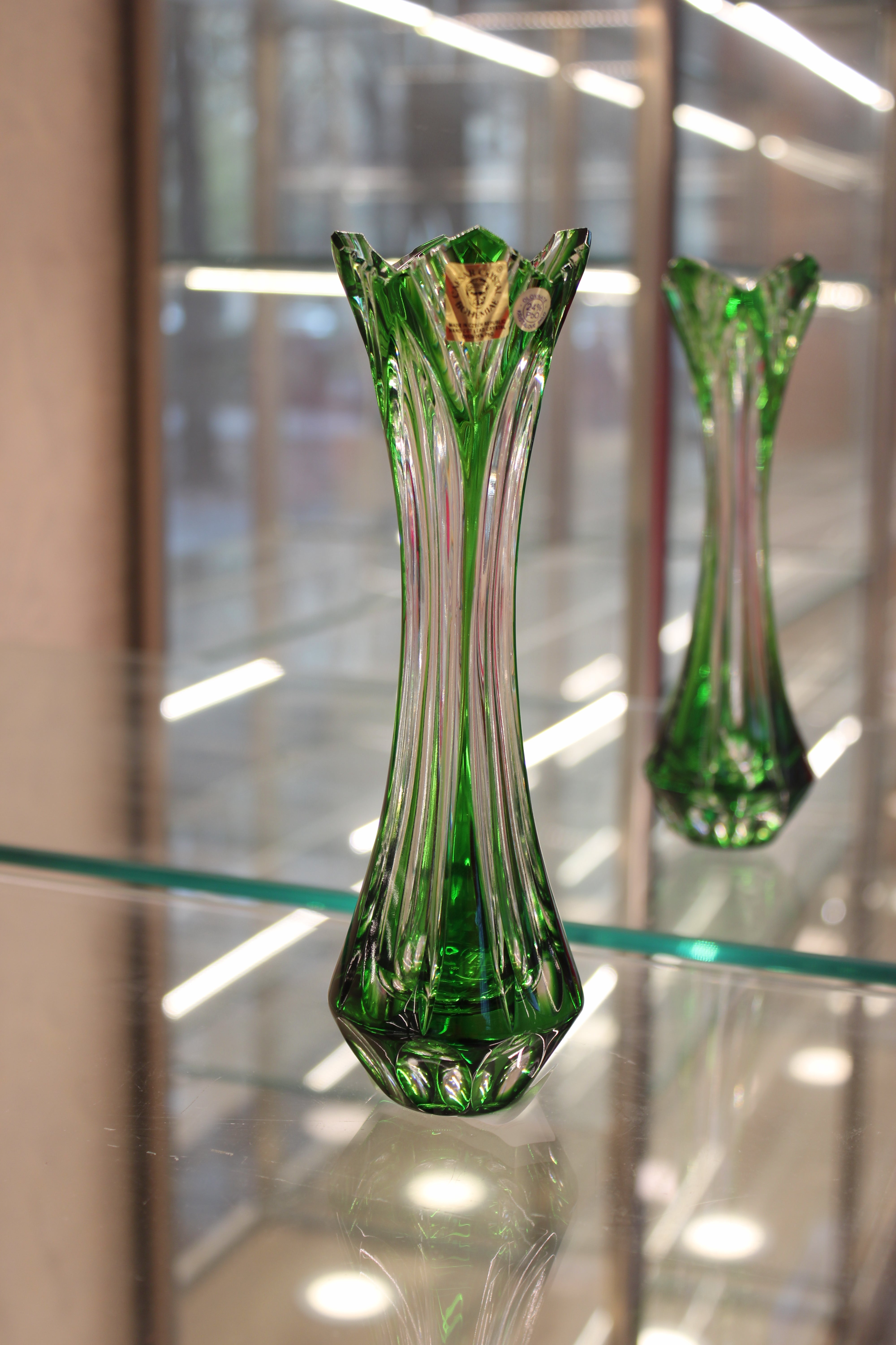 VAZA LOTOS - 205mm - Verde