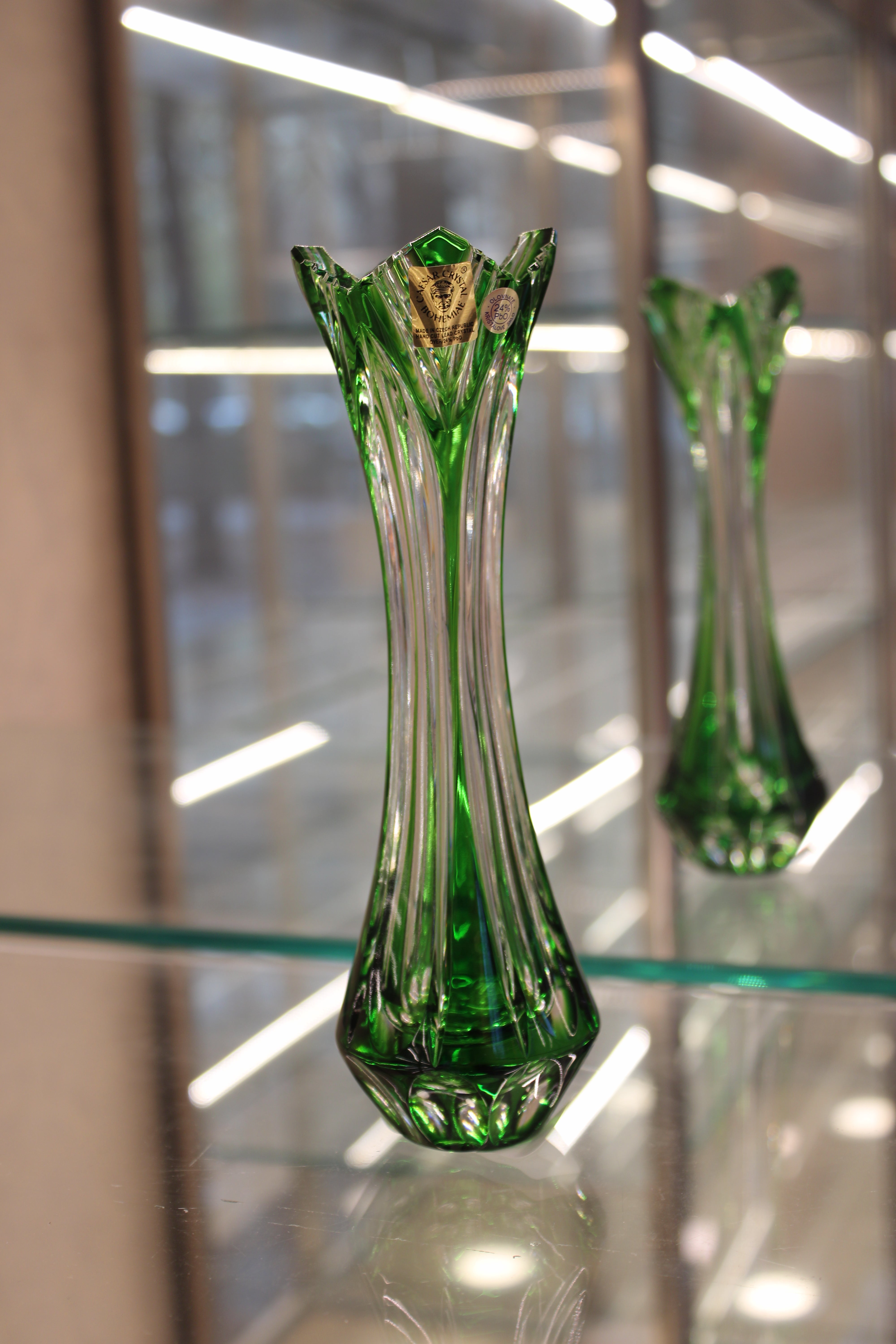VAZA LOTOS - 205mm - Verde