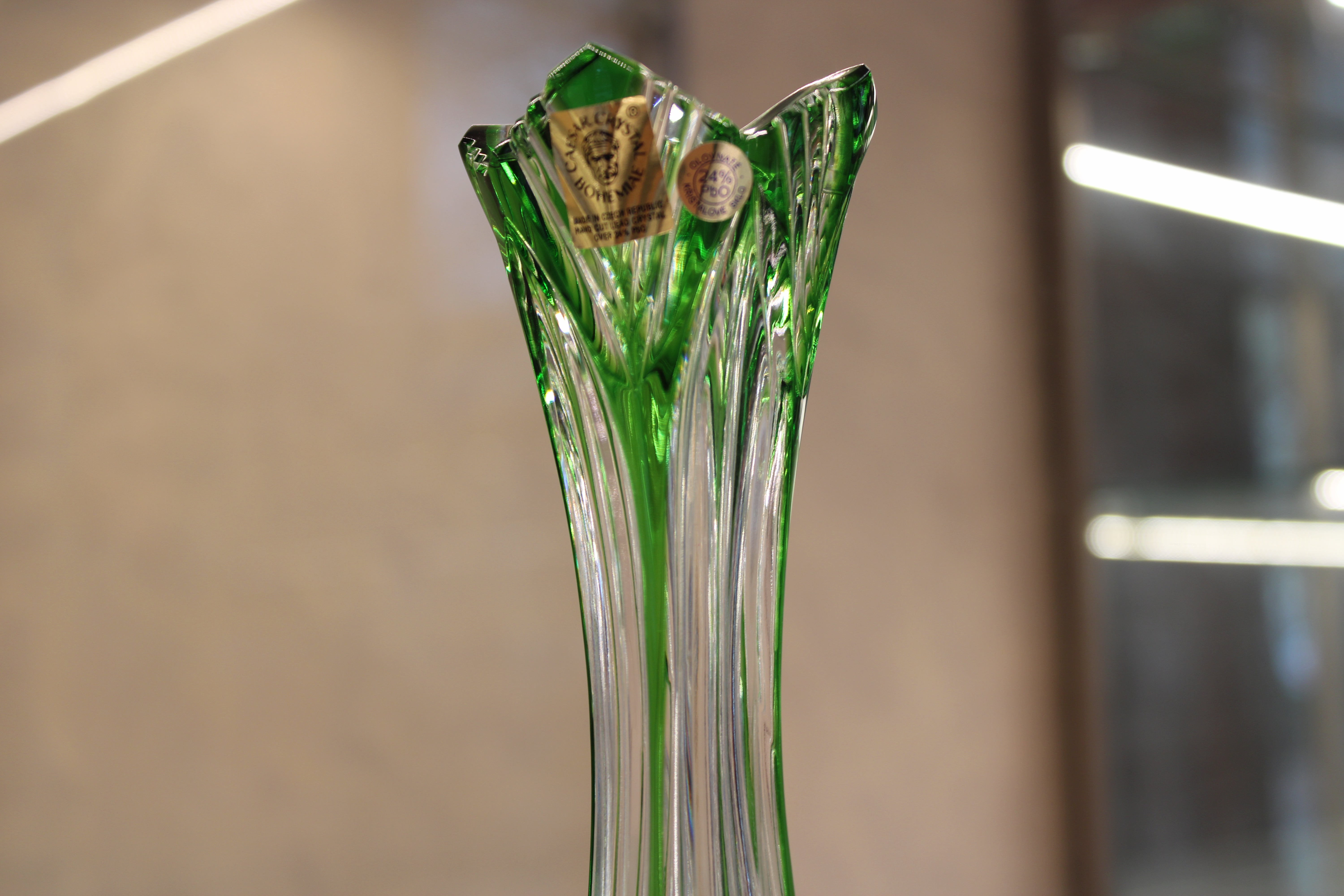 VAZA LOTOS - 205mm - Verde