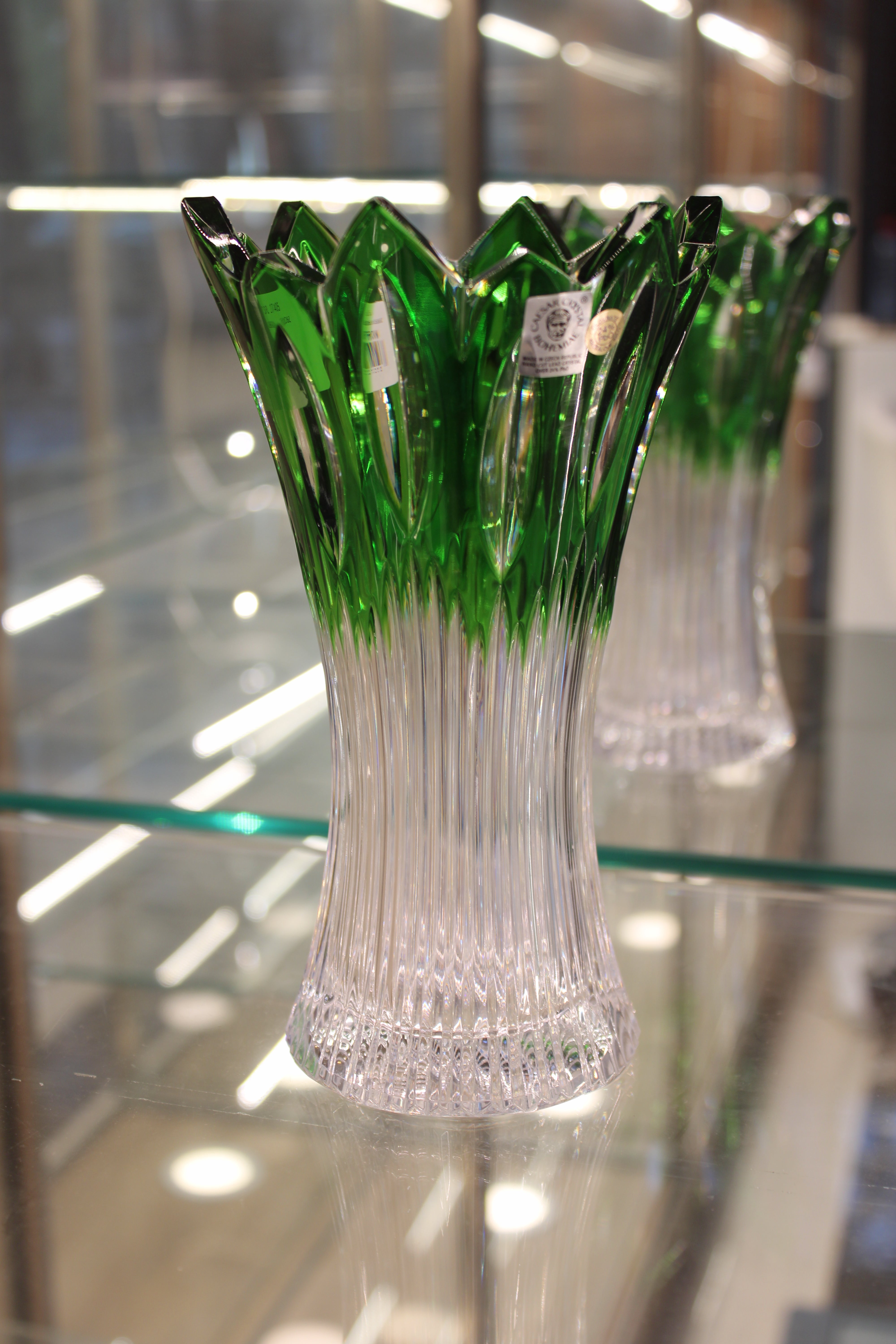 VAZA FLAME - 205mm - Verde