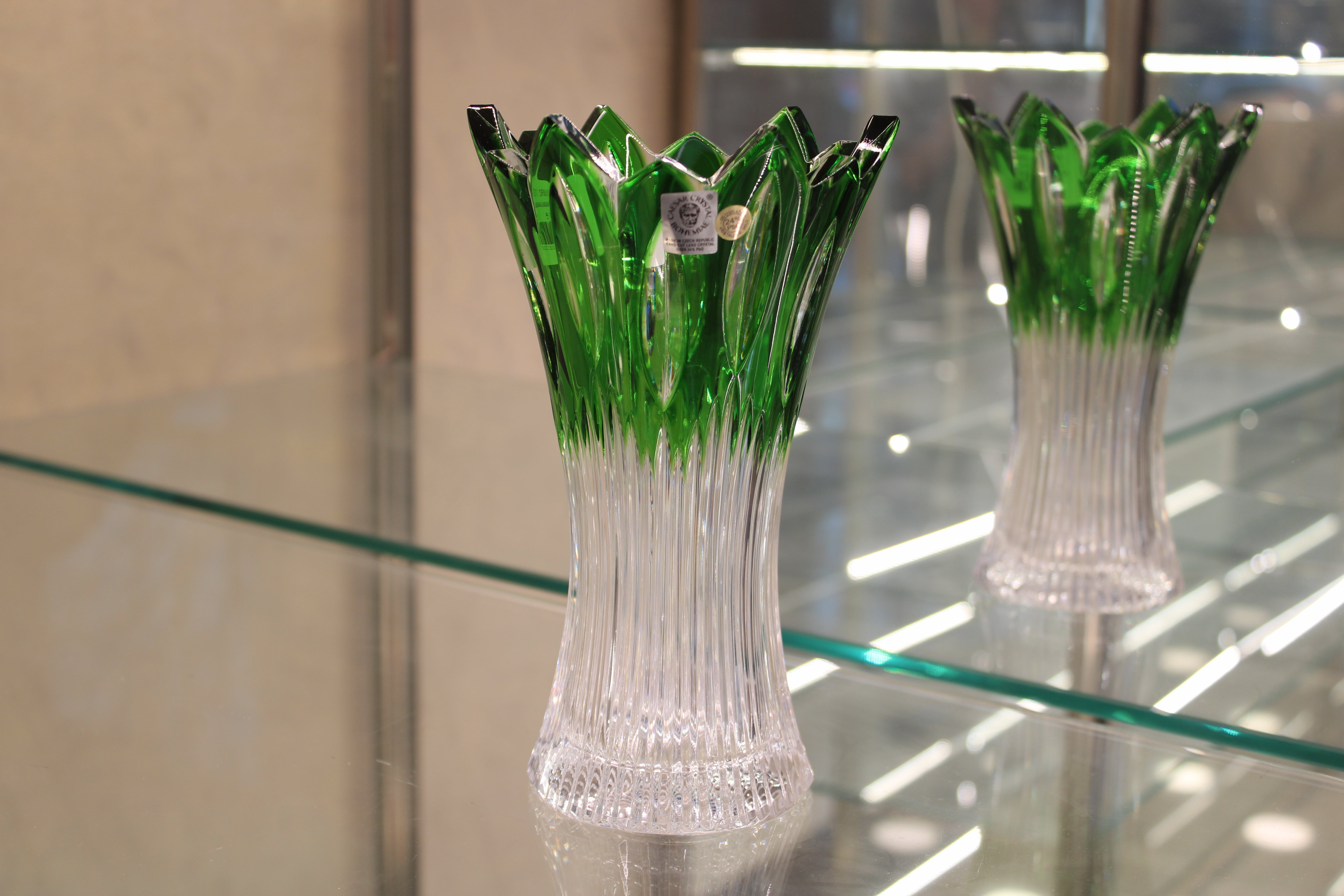 VAZA FLAME - 205mm - Verde