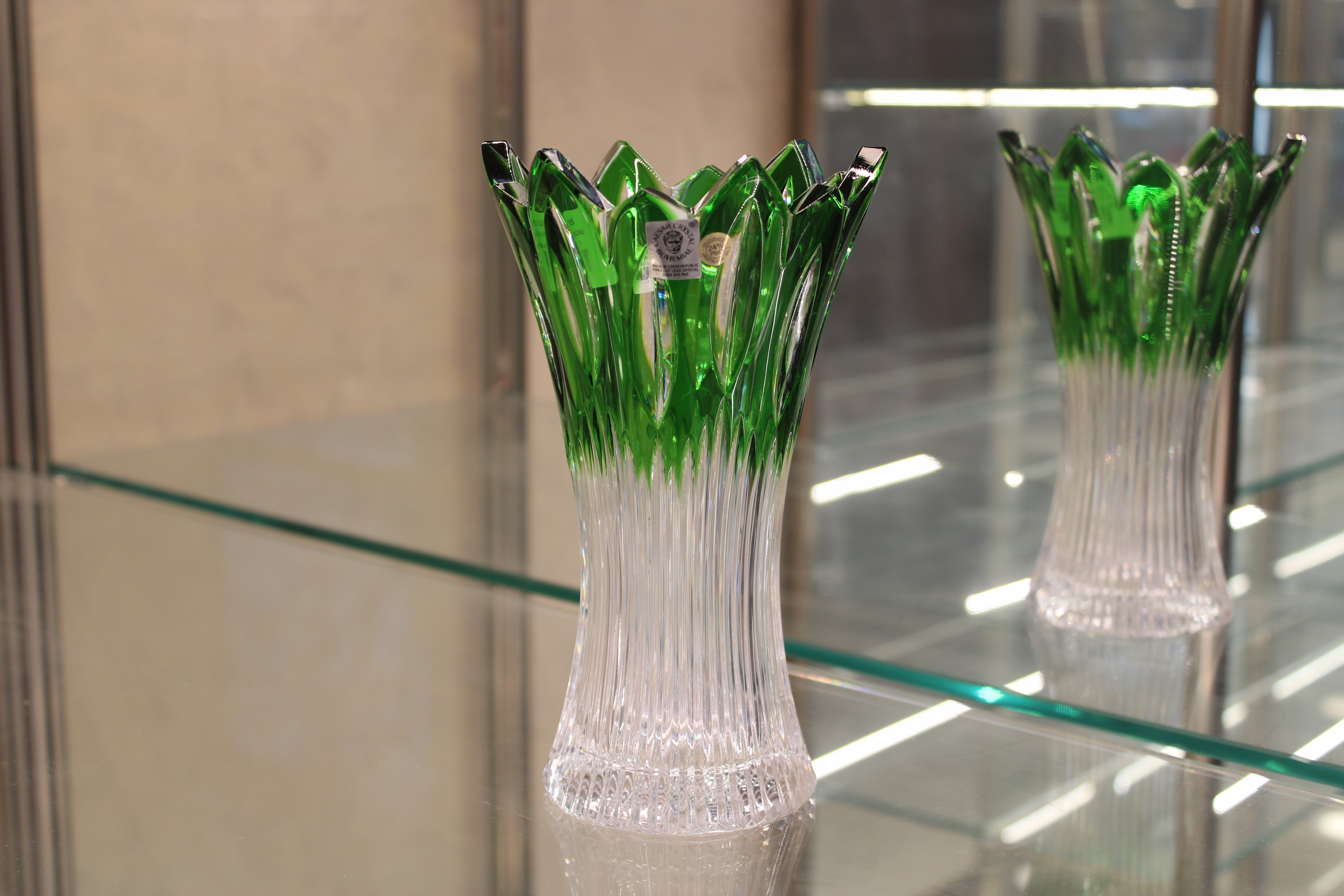 VAZA FLAME - 205mm - Verde