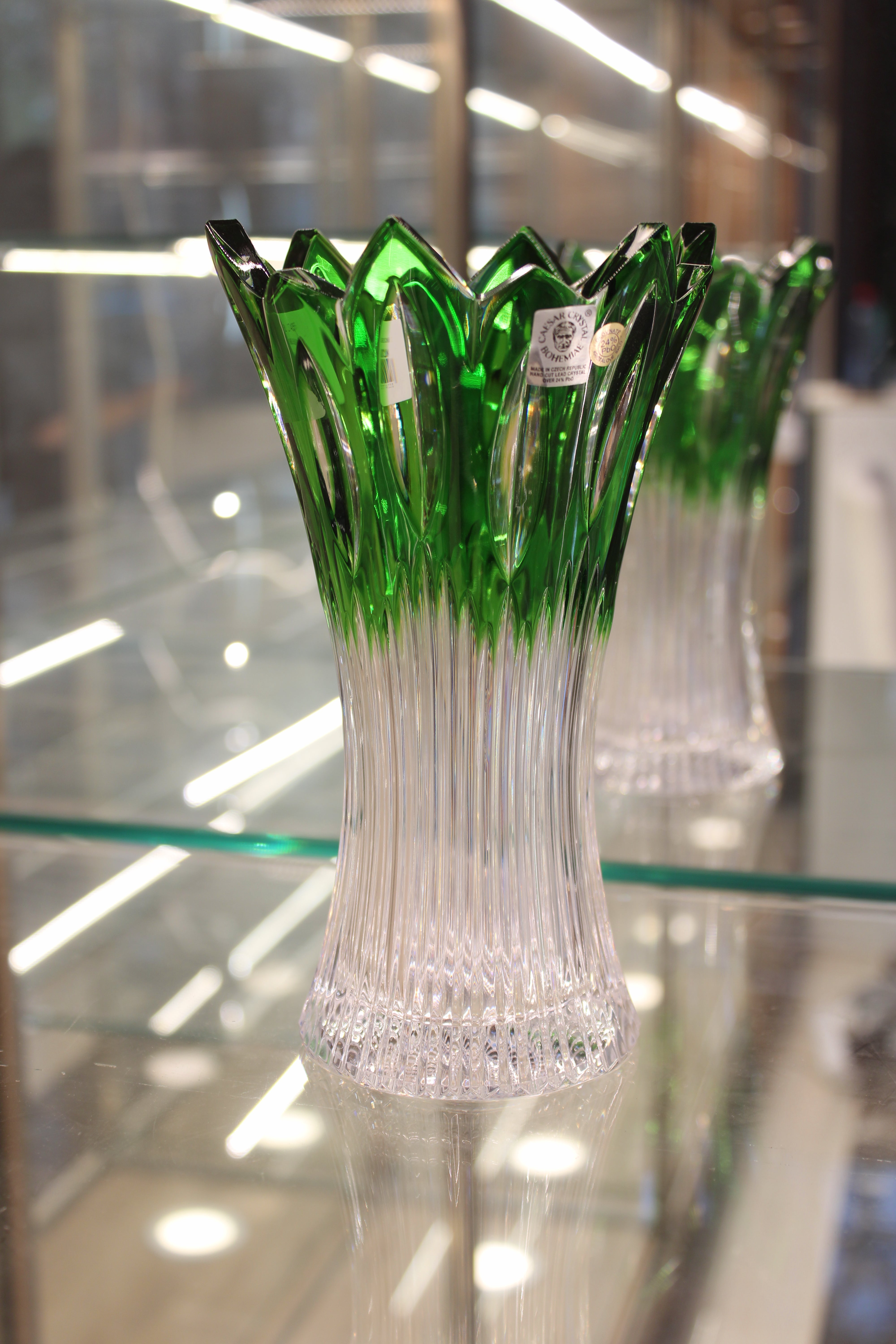 VAZA FLAME - 205mm - Verde