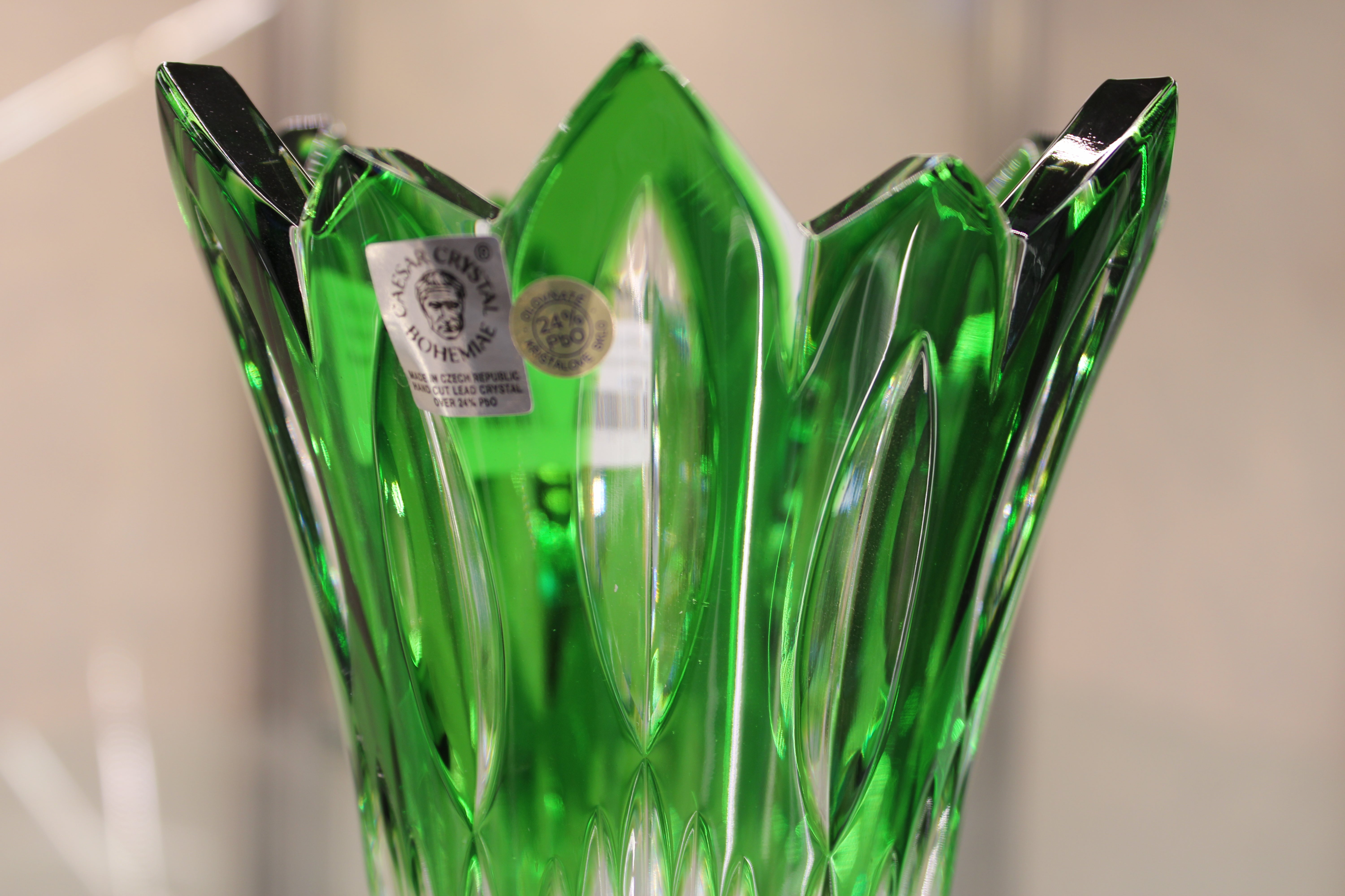 VAZA FLAME - 205mm - Verde