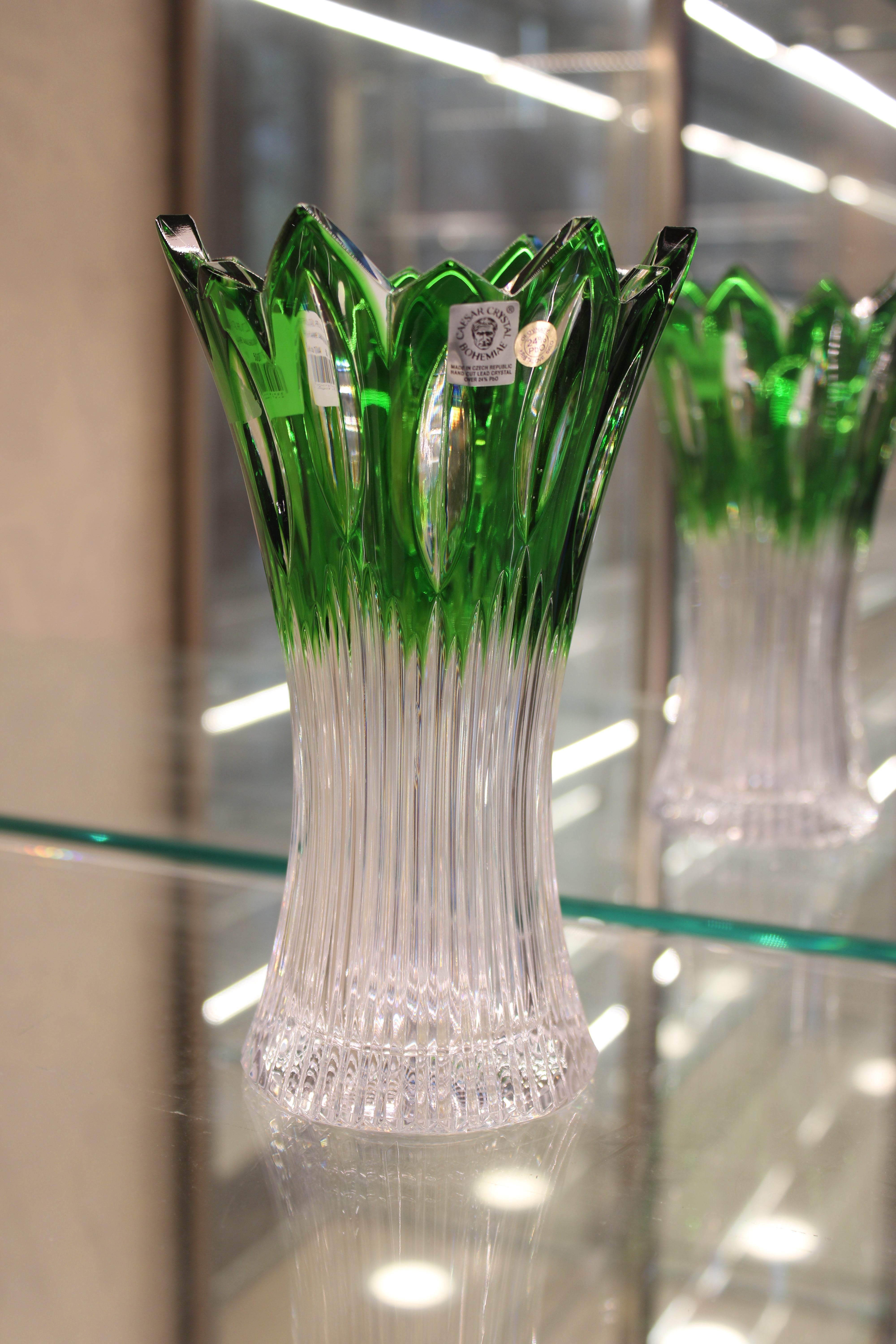 VAZA FLAME - 205mm - Verde