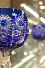 Set 2 Pahare Cu Picior Roman Petra - 190 ml - albastru