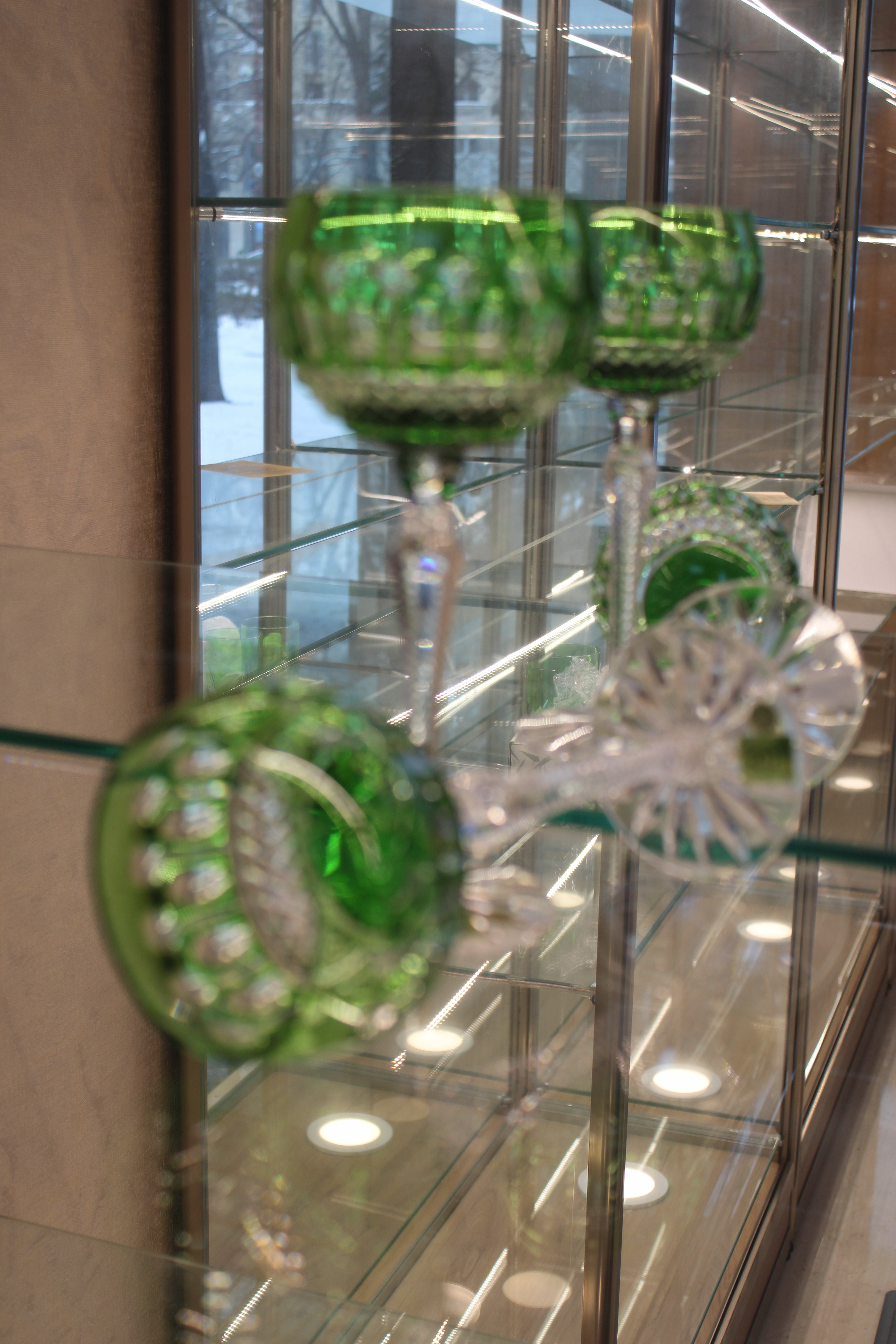 Set 2 Pahare Cu Picior Roemer Tomy - 190 ml - verde