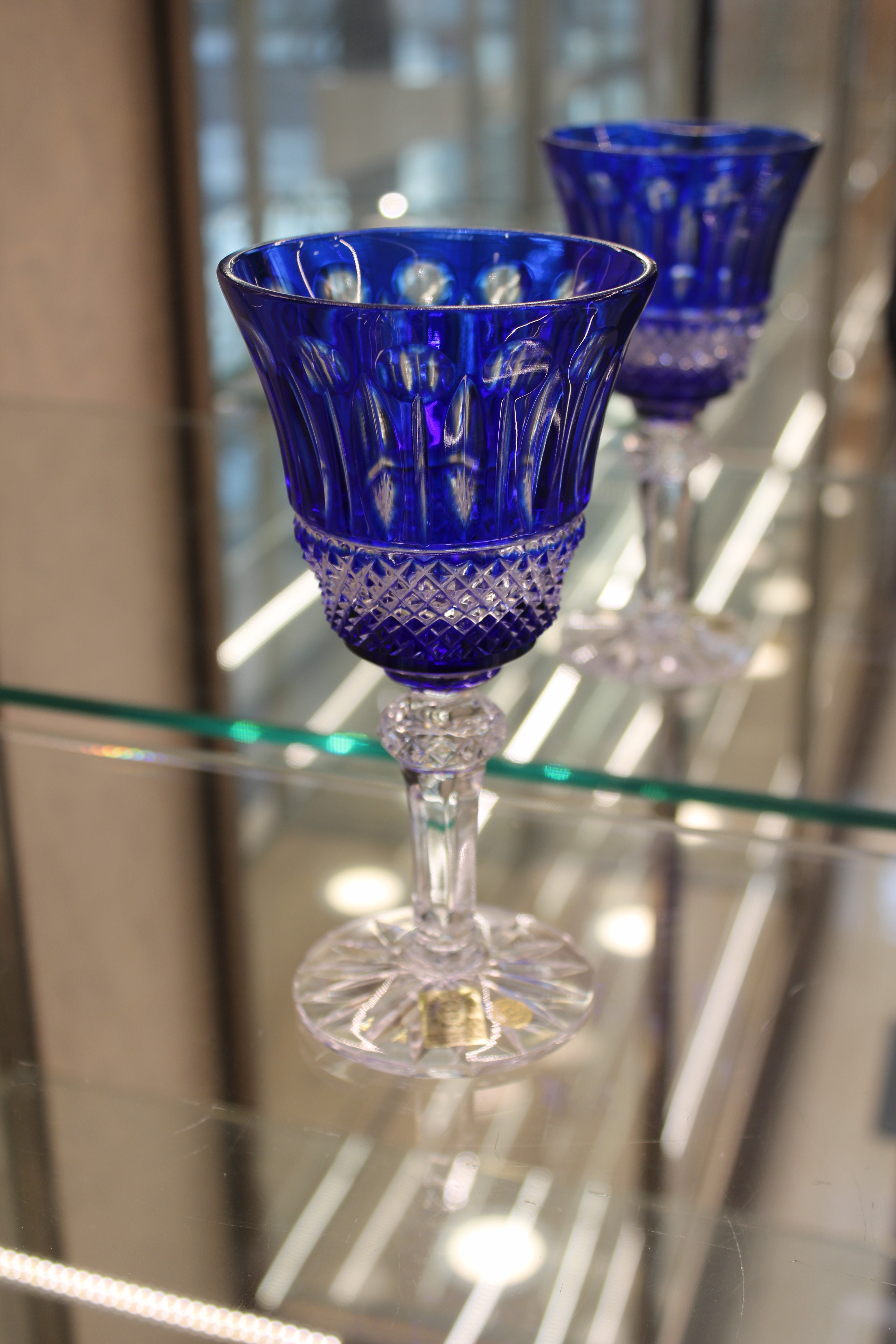 Set 2 Pahare Cu Picior Goblet Tomy - 180 ml - albastru