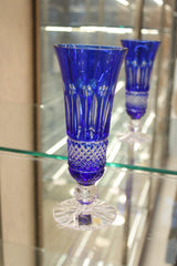 Set 2 Pahare Cu Picior Flute Tomy - 150 ml - albastru