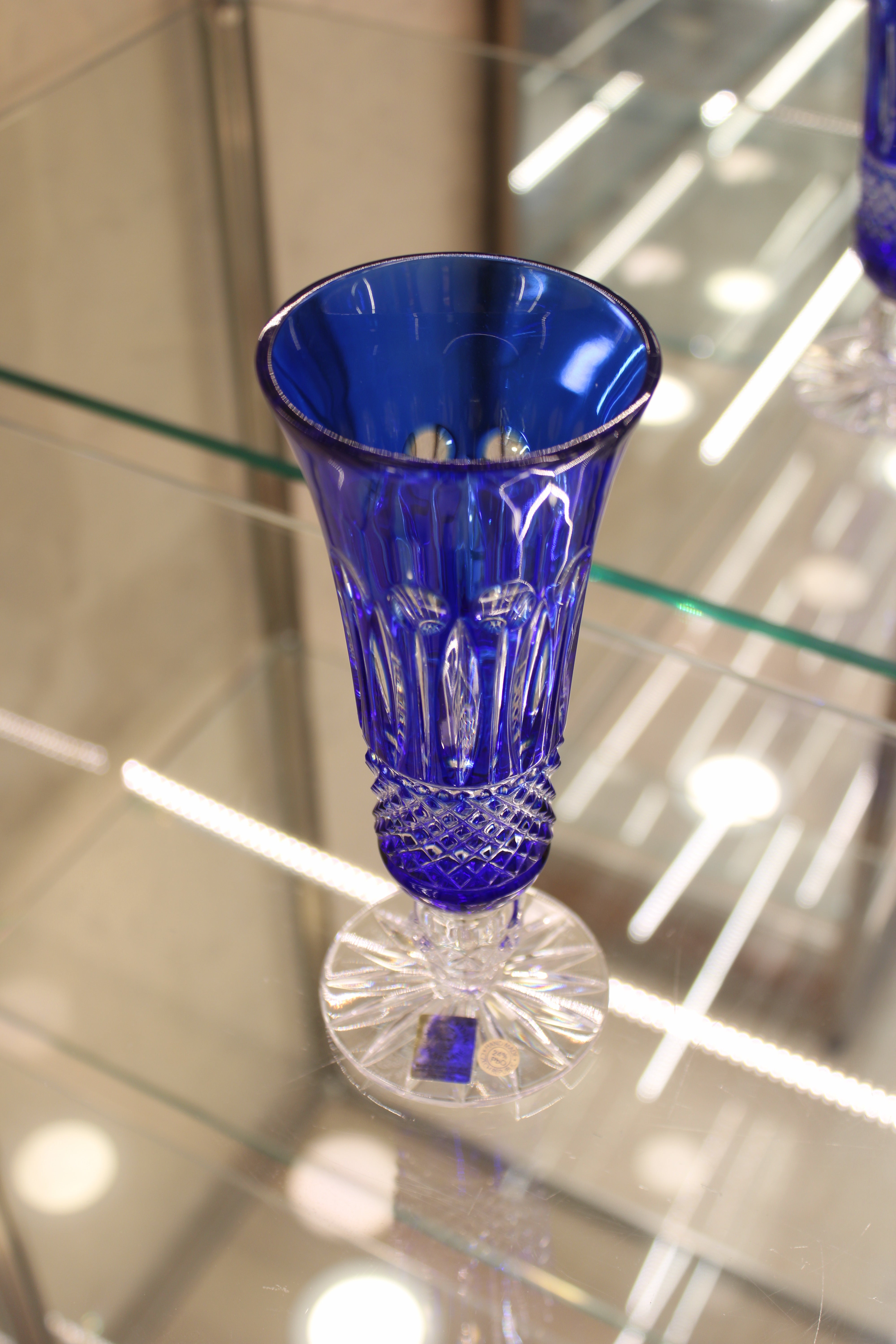 Set 2 Pahare Cu Picior Flute Tomy - 150 ml - albastru