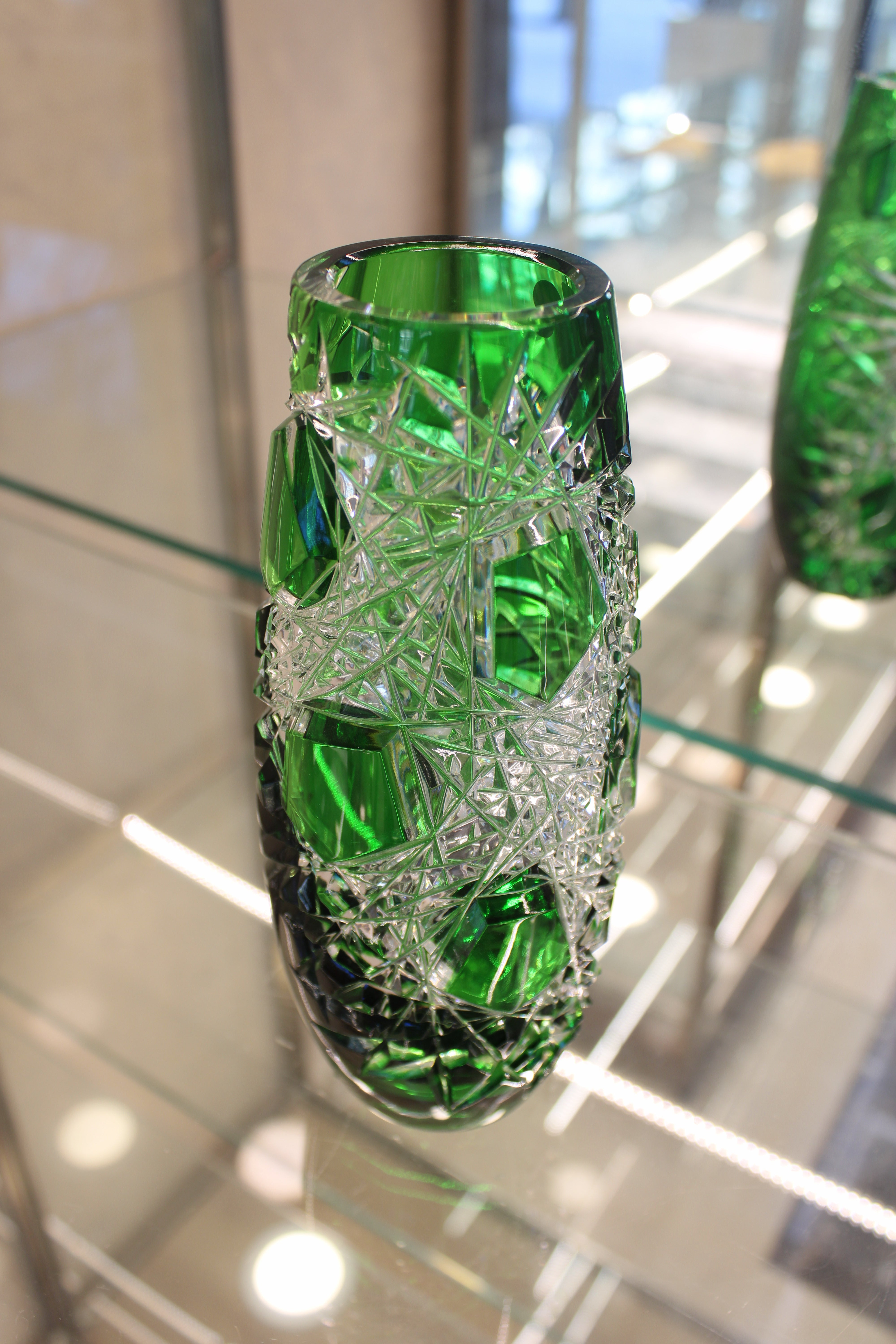 Vaza Frost - 205 mm - verde