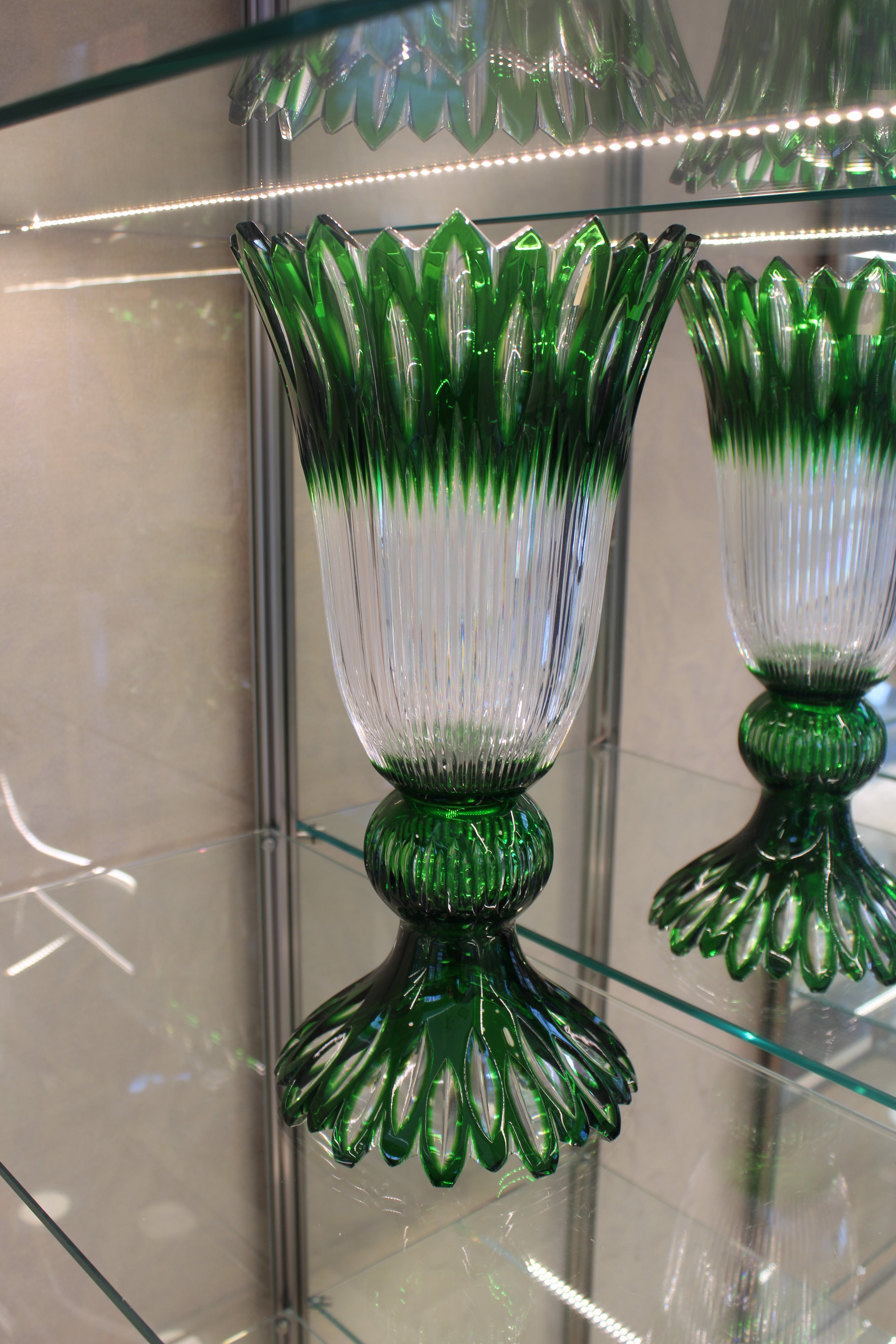 Vaza Flame - 430 mm - verde