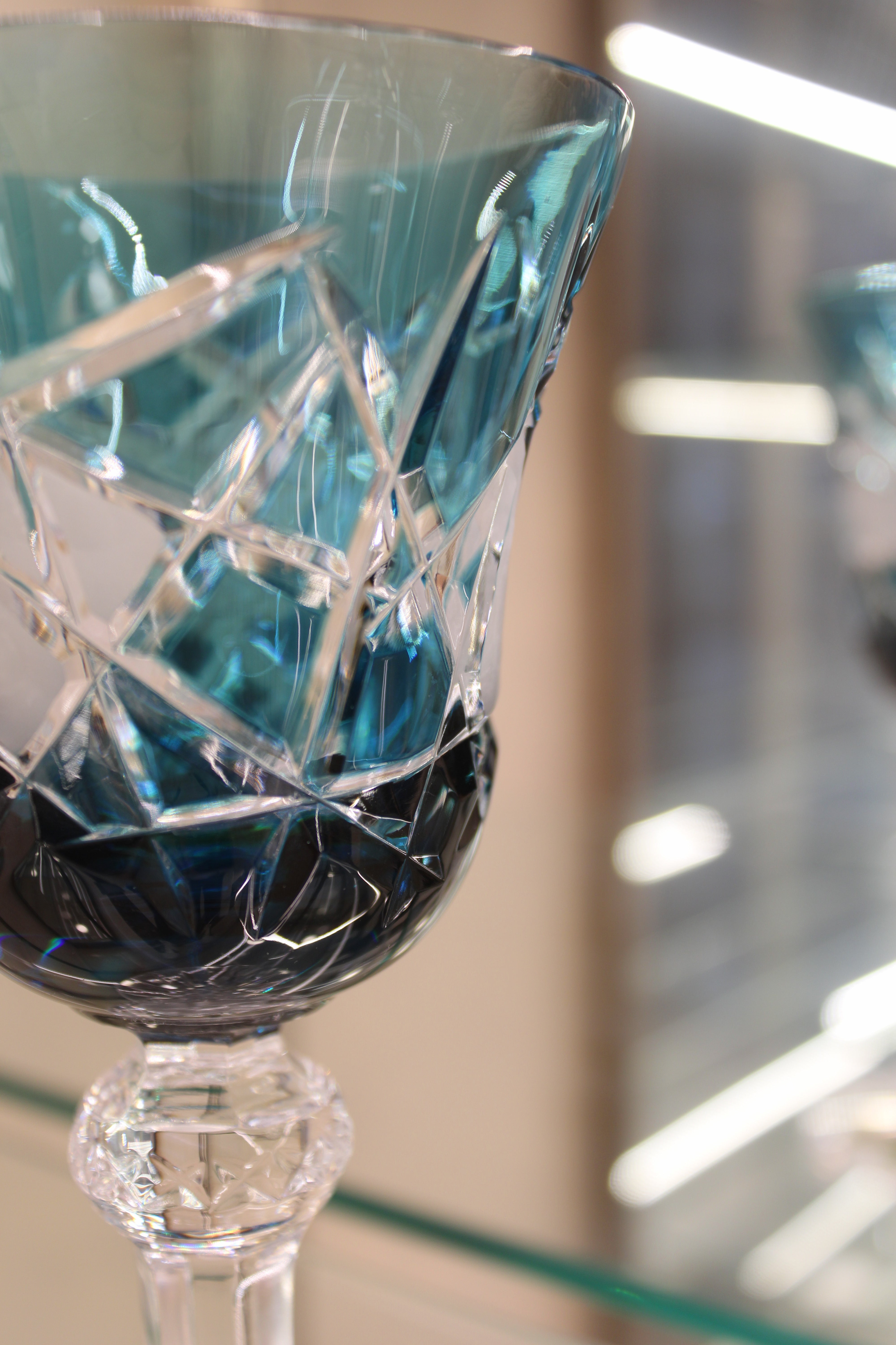 Set 2 Pahare Cu Picior Goblet Mars - 180 ml - azure