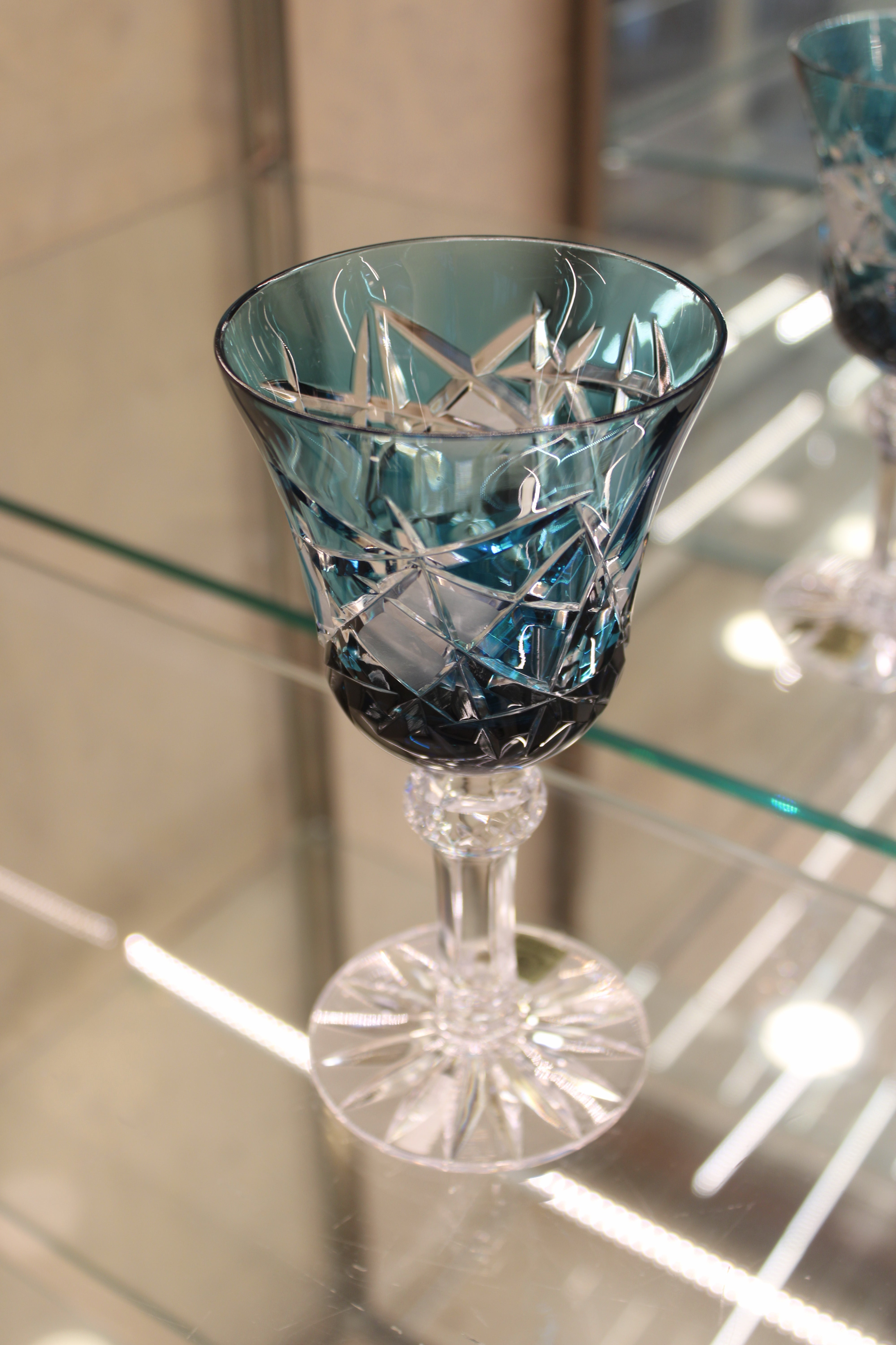Set 2 Pahare Cu Picior Goblet Mars - 180 ml - azure