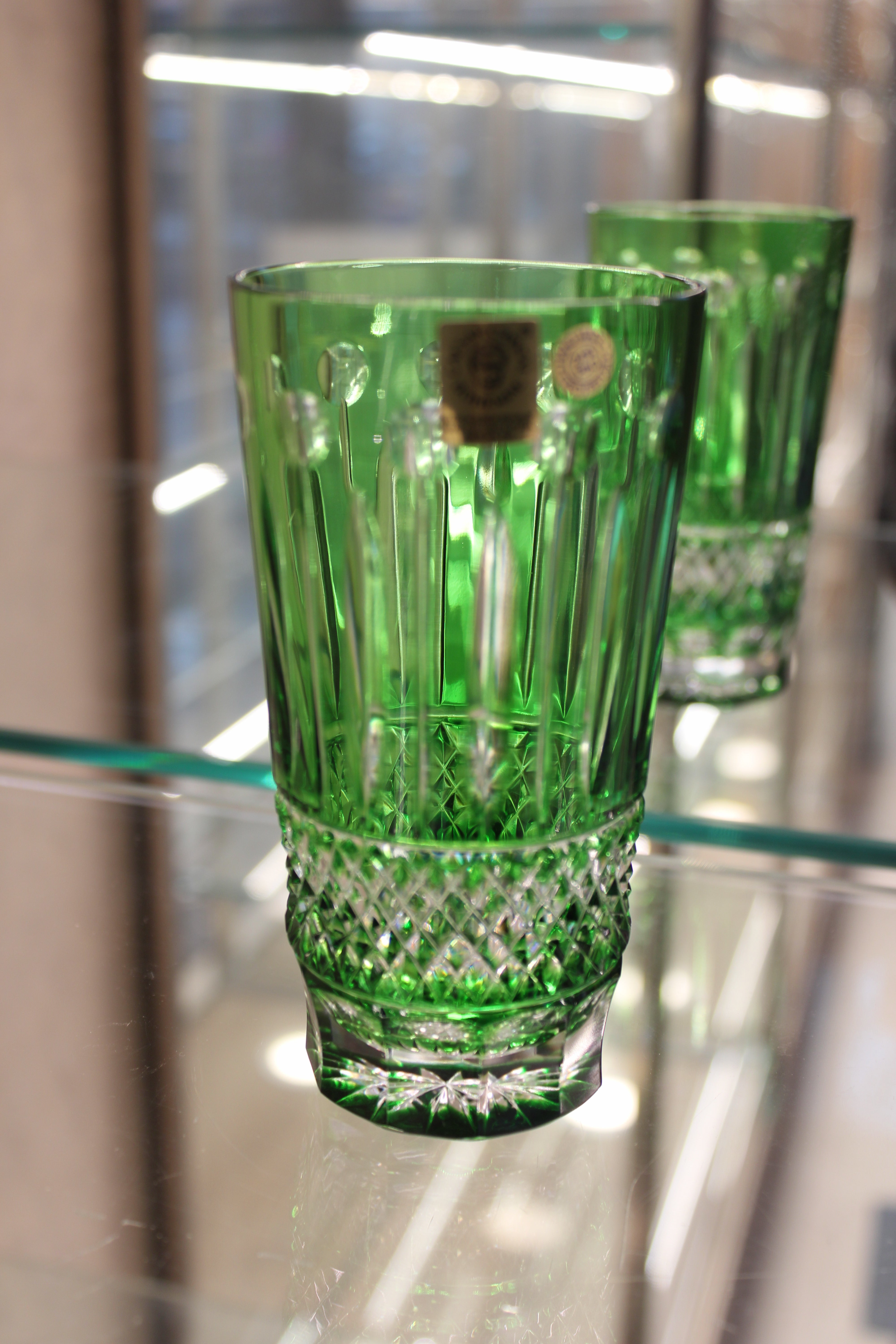 Set 2 Pahare Fara Picior Tomy - 320 ml - verde