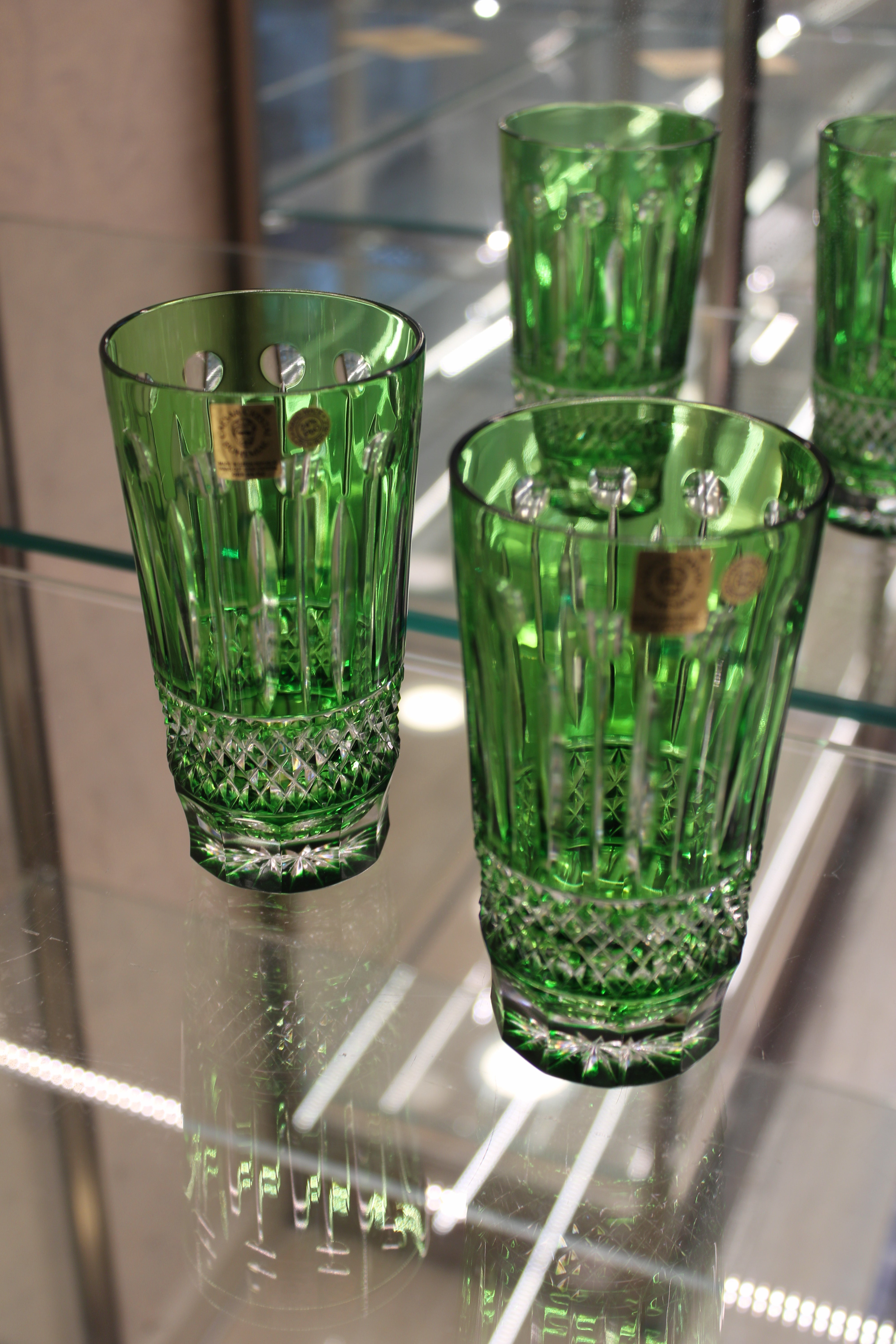 Set 2 Pahare Fara Picior Tomy - 320 ml - verde