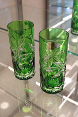 Set 2 Pahare Fara Picior - 350 ml - verde