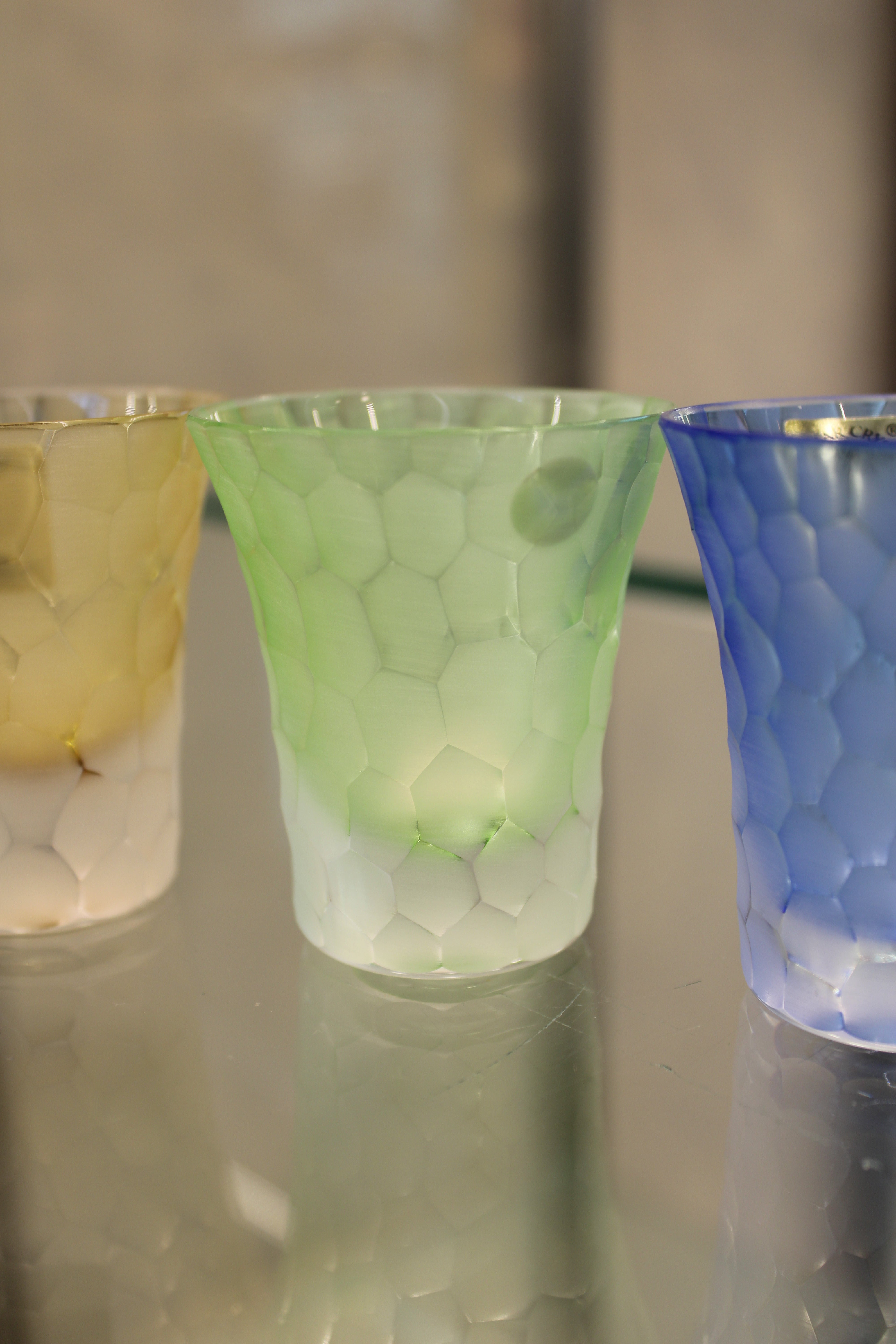 Set Pahar Liqueur Marbles - 45 ml - multicolor