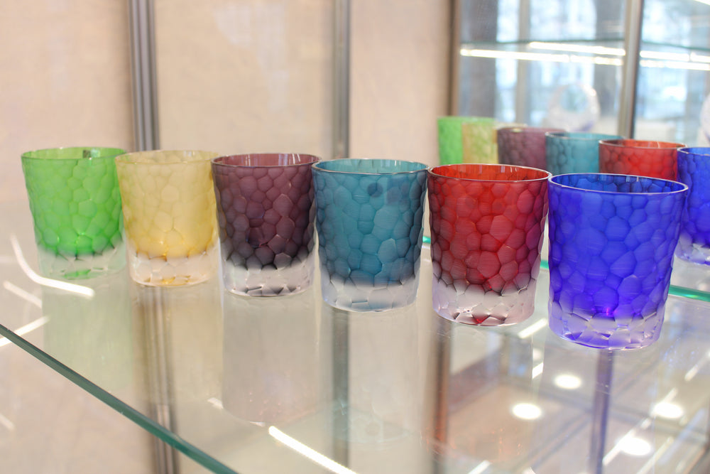 Set Pahar Whisky Marbles - 290 ml - multicolor