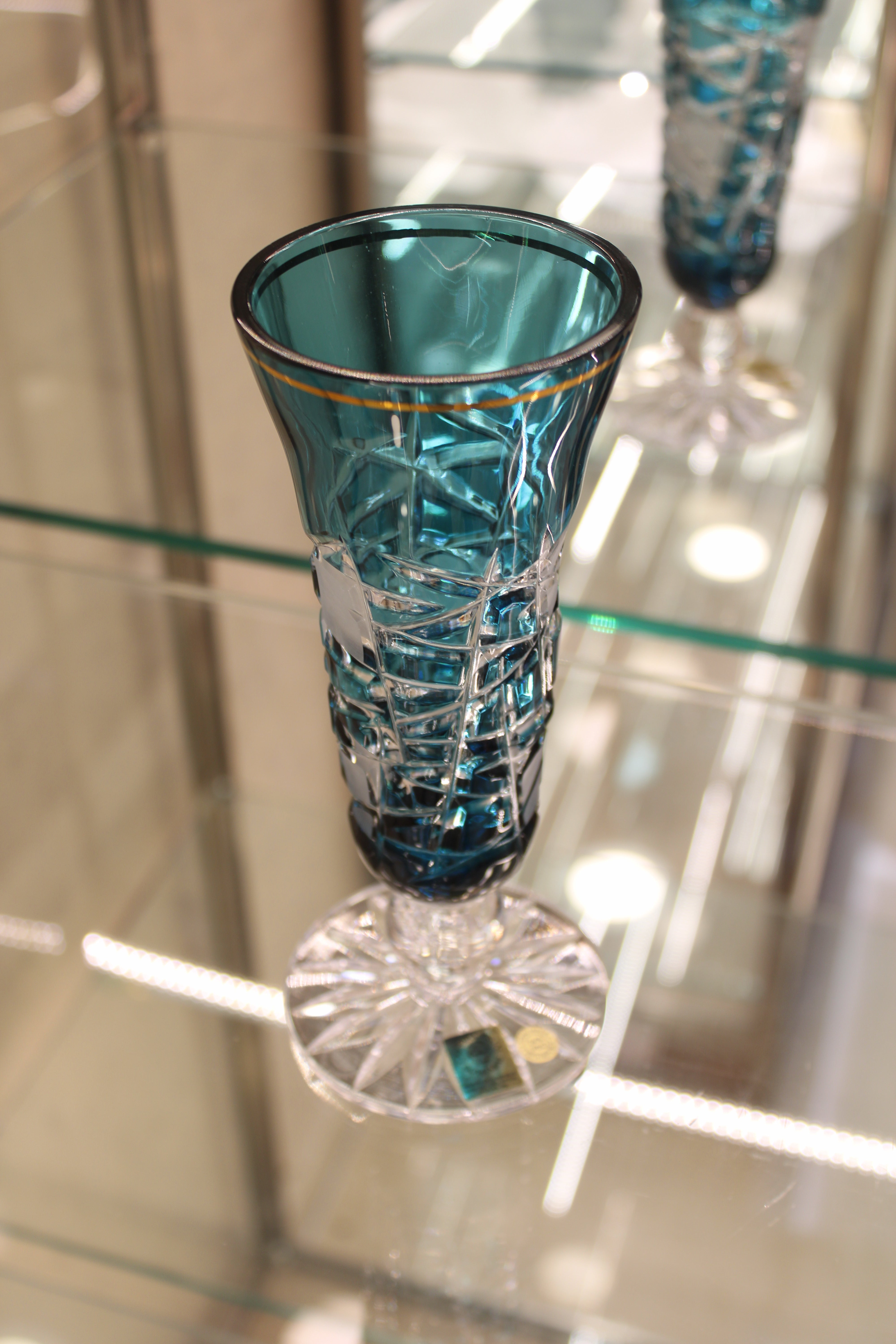 Set 2 Pahare Cu Picior Goblet Mars - 150 ml - azure