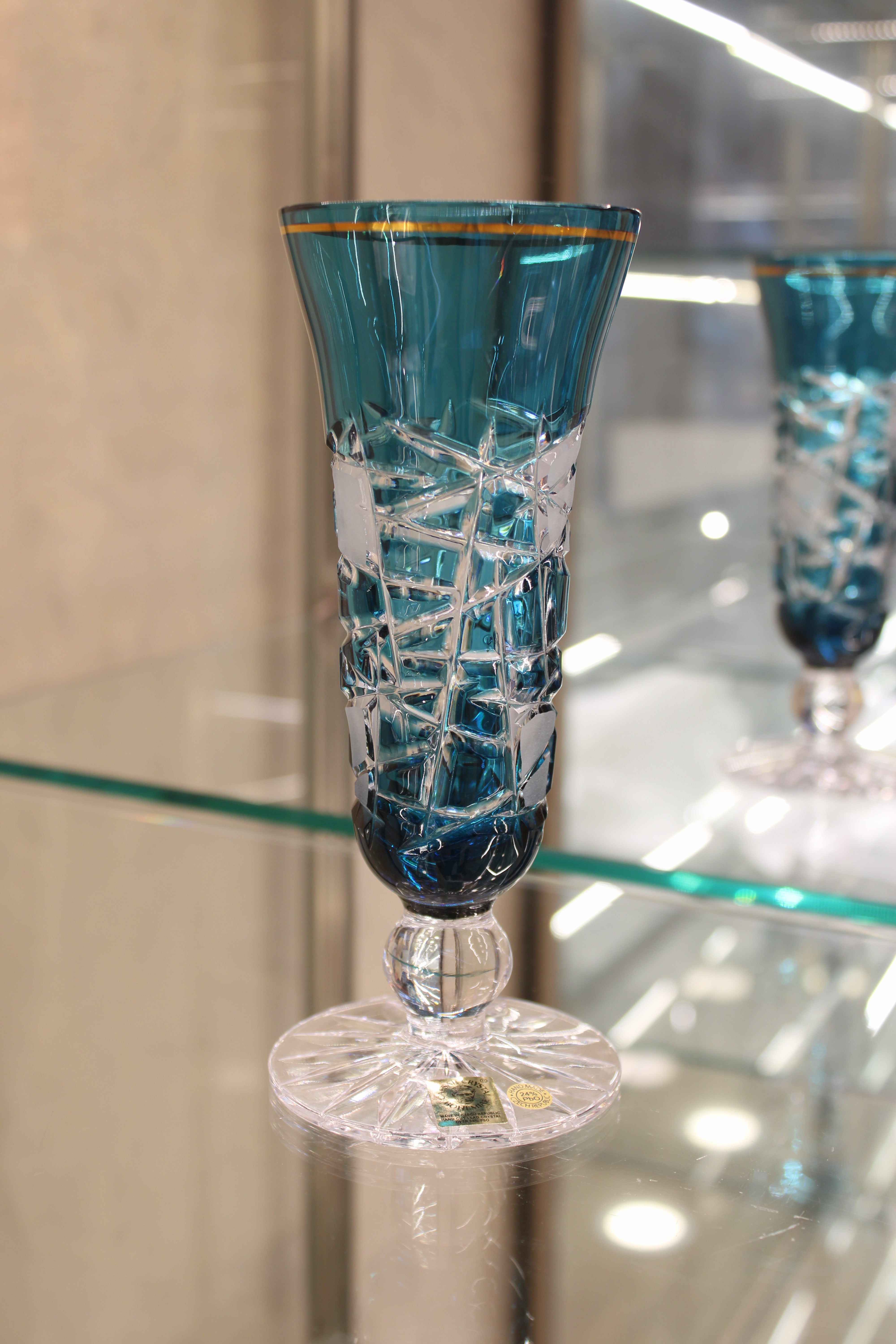 Set 2 Pahare Cu Picior Goblet Mars - 150 ml - azure