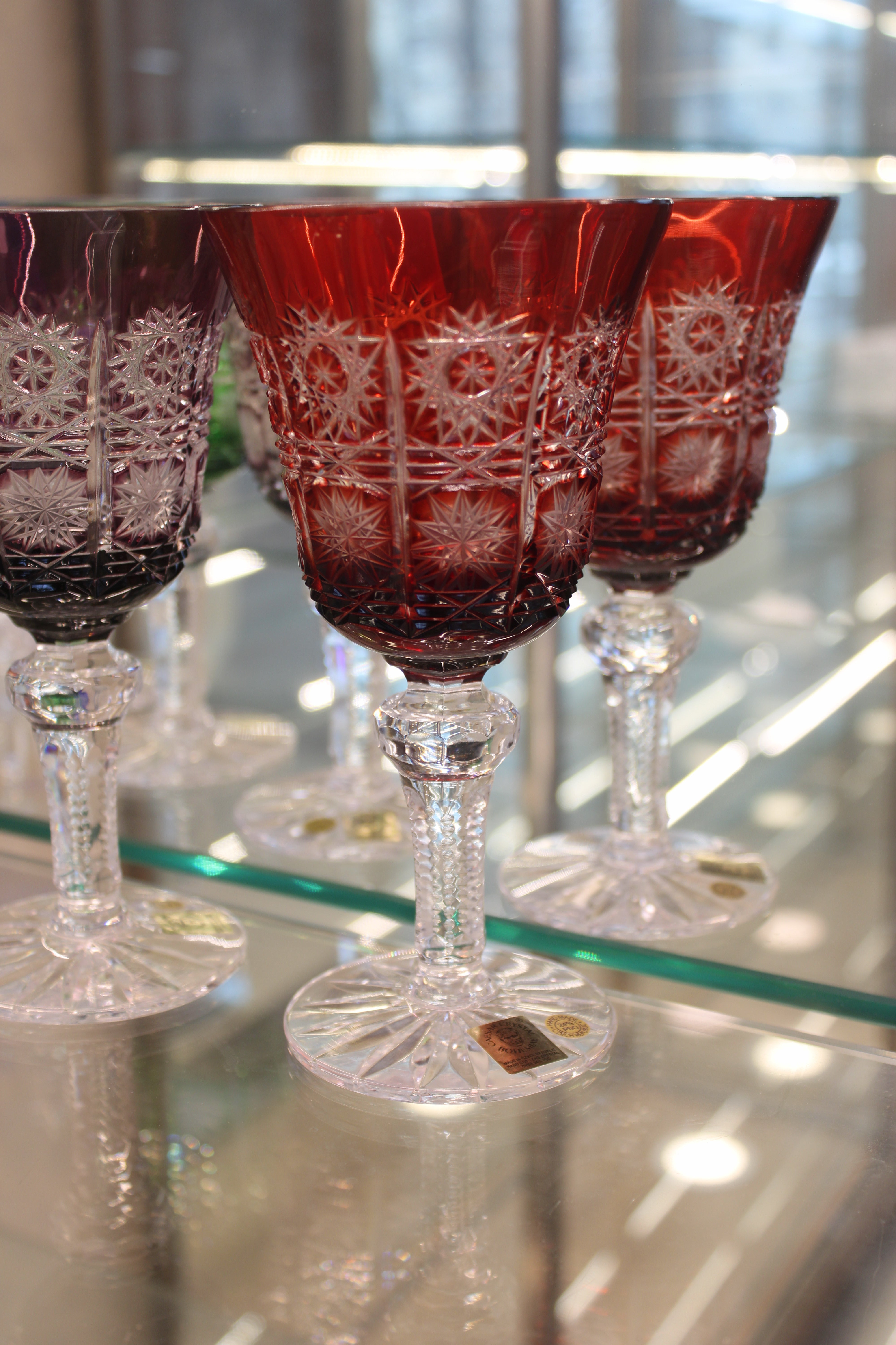 Set Pahare Cu Picior Goblet Paula - multicolor