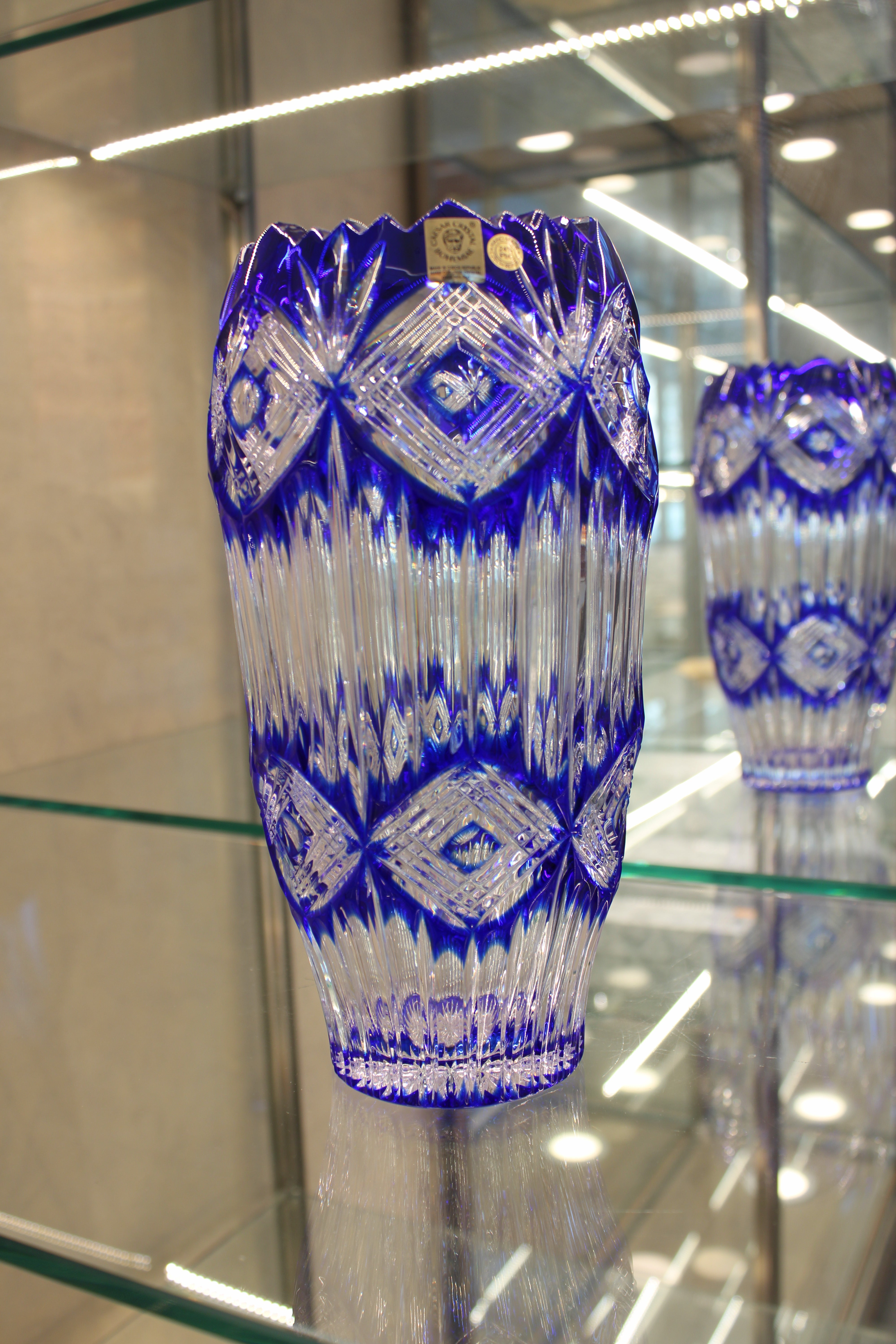 Vaza Mary - 255 mm - albastru