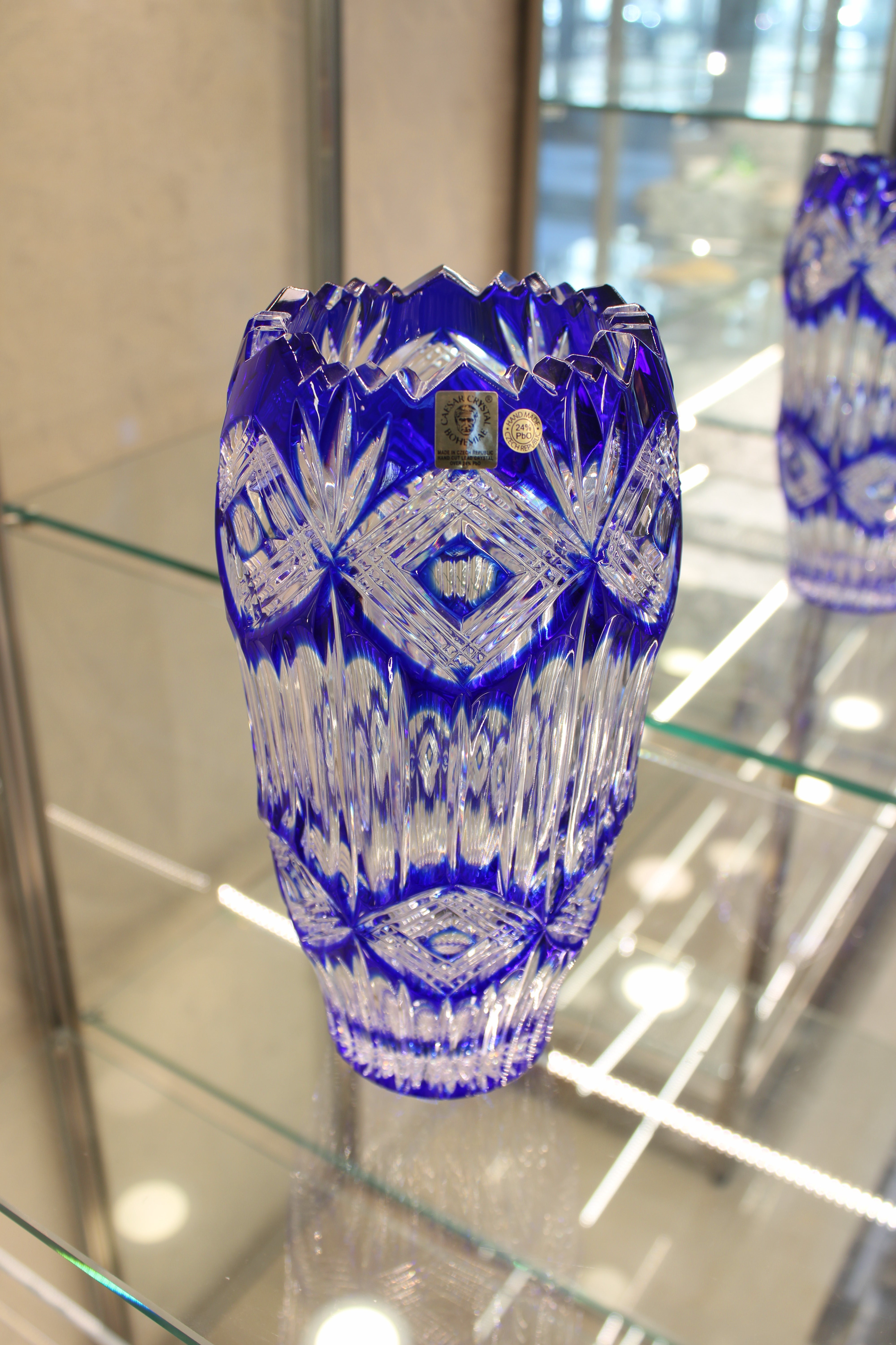 Vaza Mary - 255 mm - albastru
