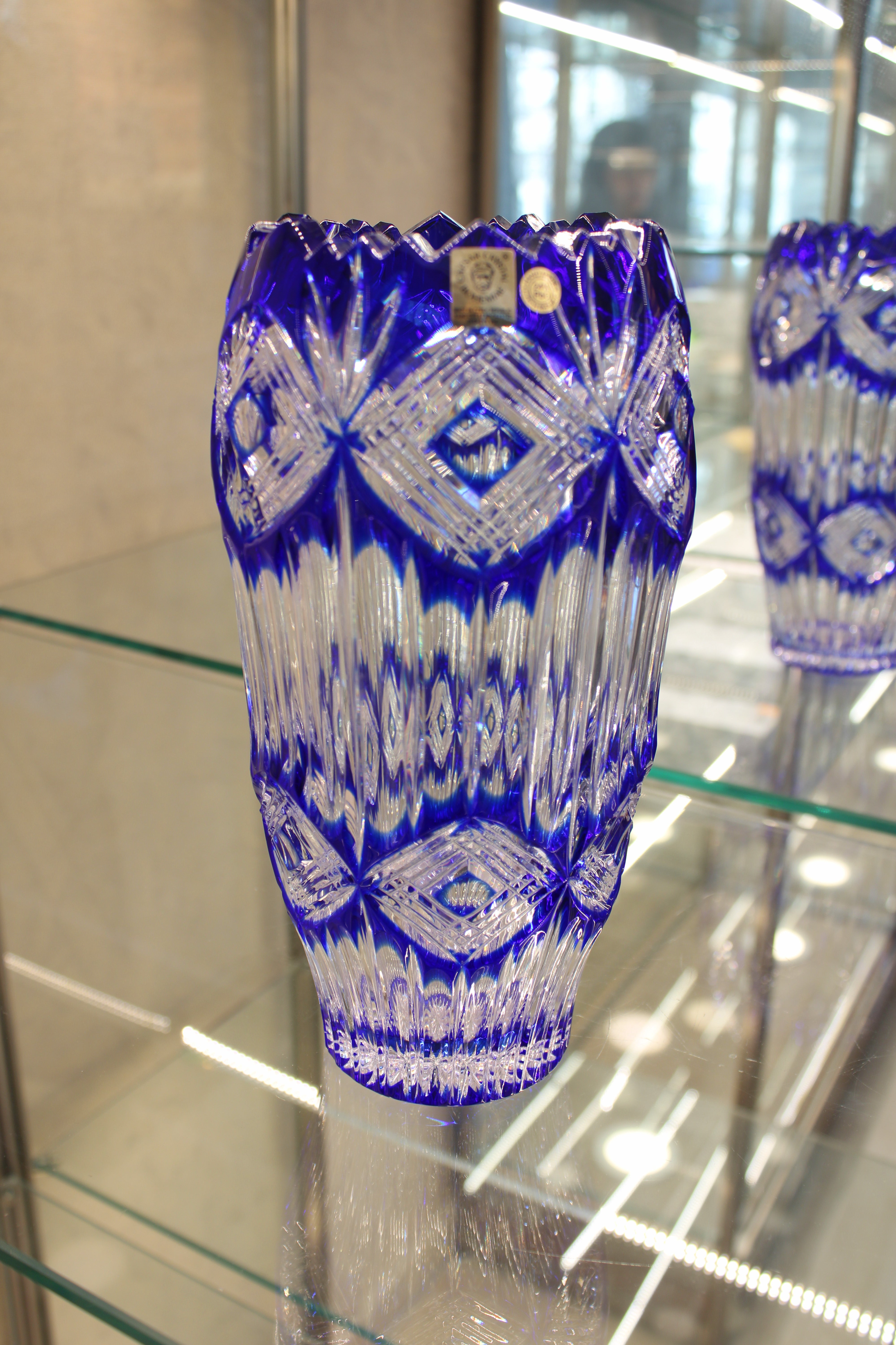 Vaza Mary - 255 mm - albastru