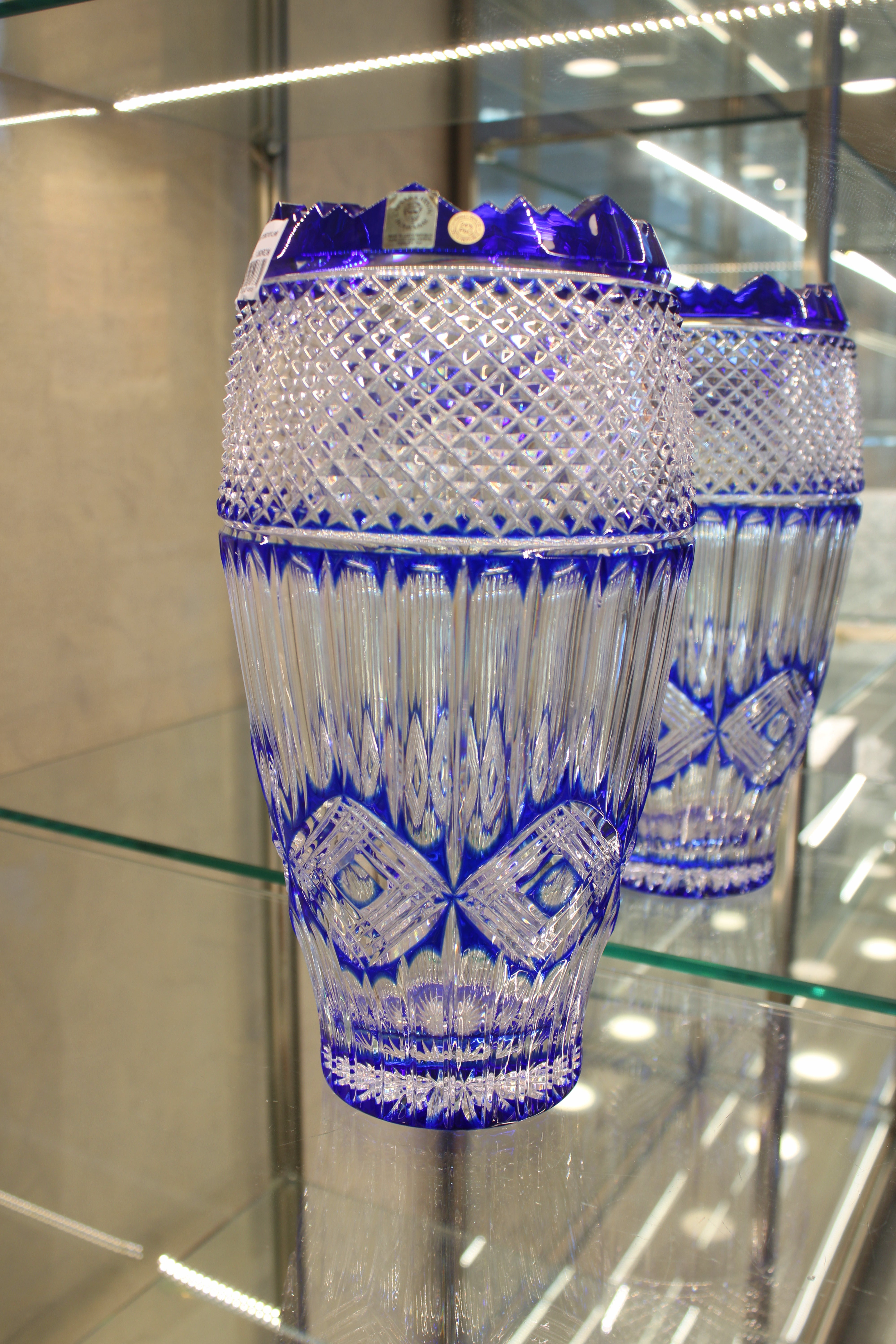 Vaza Mary - 310 mm - albastru